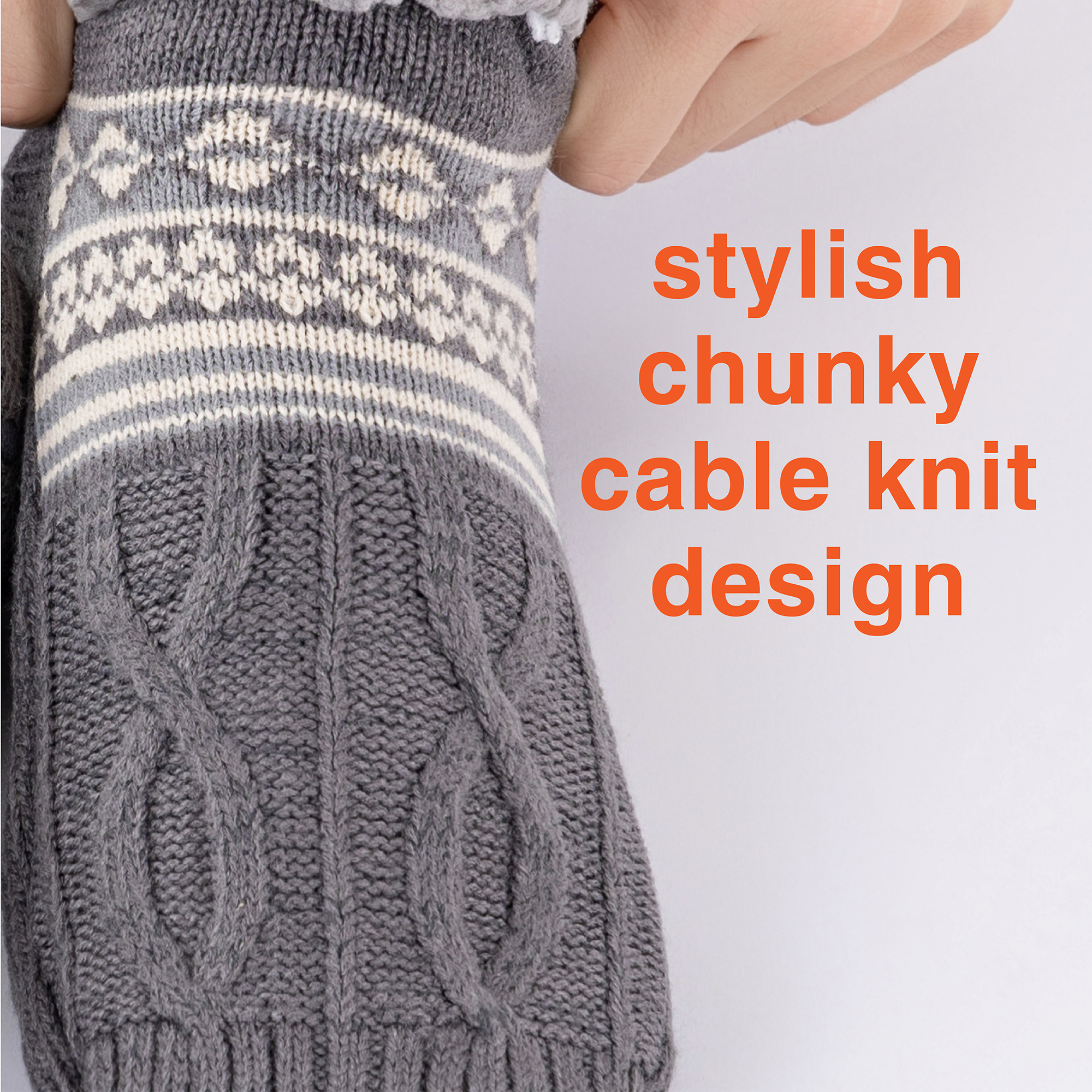 Mens & Ladies Sherpa Lined Slipper Socks Super Soft Cosy Winter Lounge Socks - Picture 12 of 26