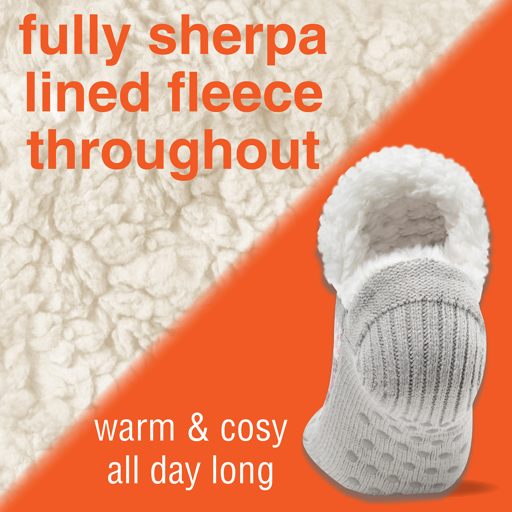 Mens & Ladies Sherpa Lined Slipper Socks Super Soft Cosy Winter Lounge Socks - Picture 22 of 26