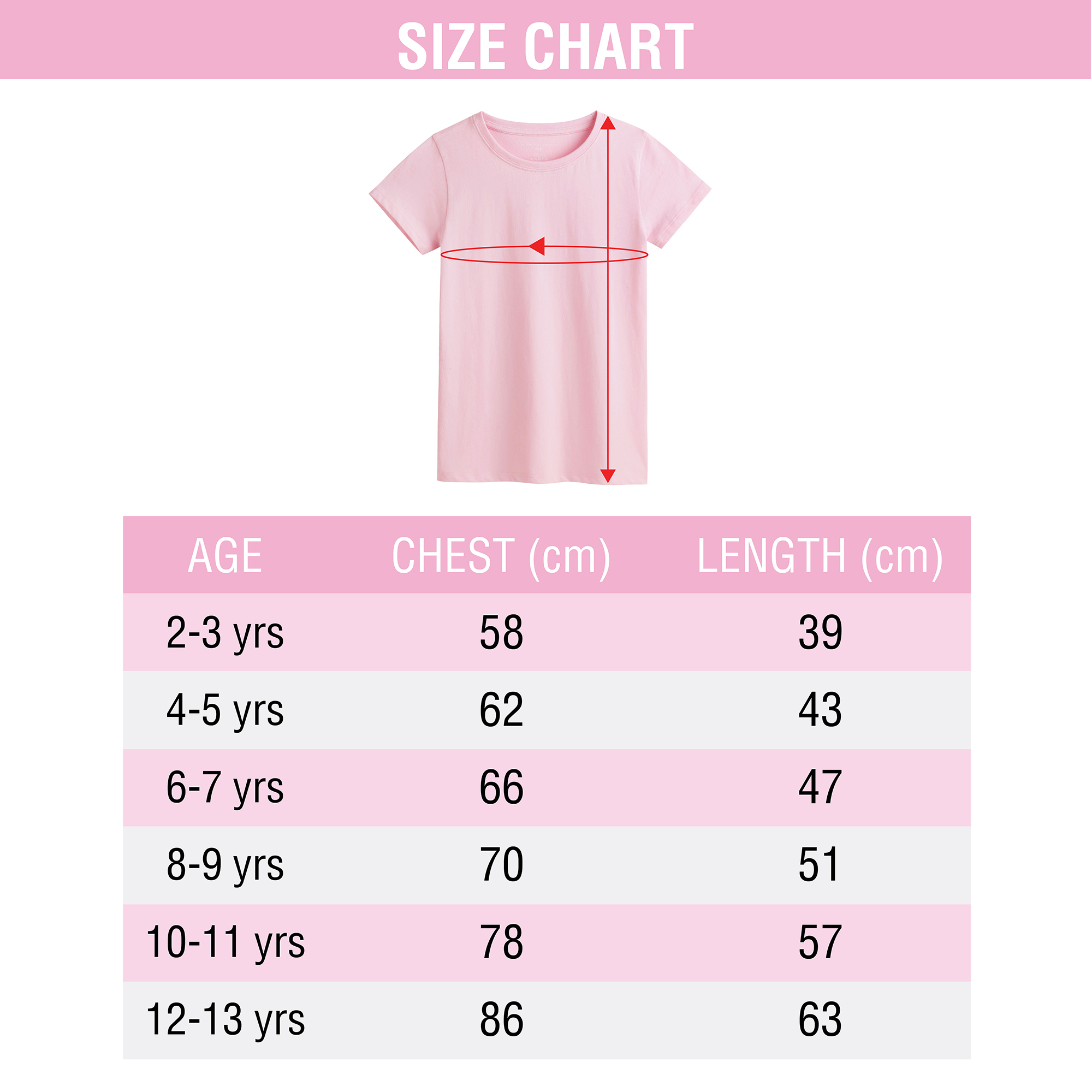 Girls T-Shirt 4 Pack Coloured 100% Cotton T-Shirts Tee Crew Neck Size 4-13 Years - Picture 7 of 13