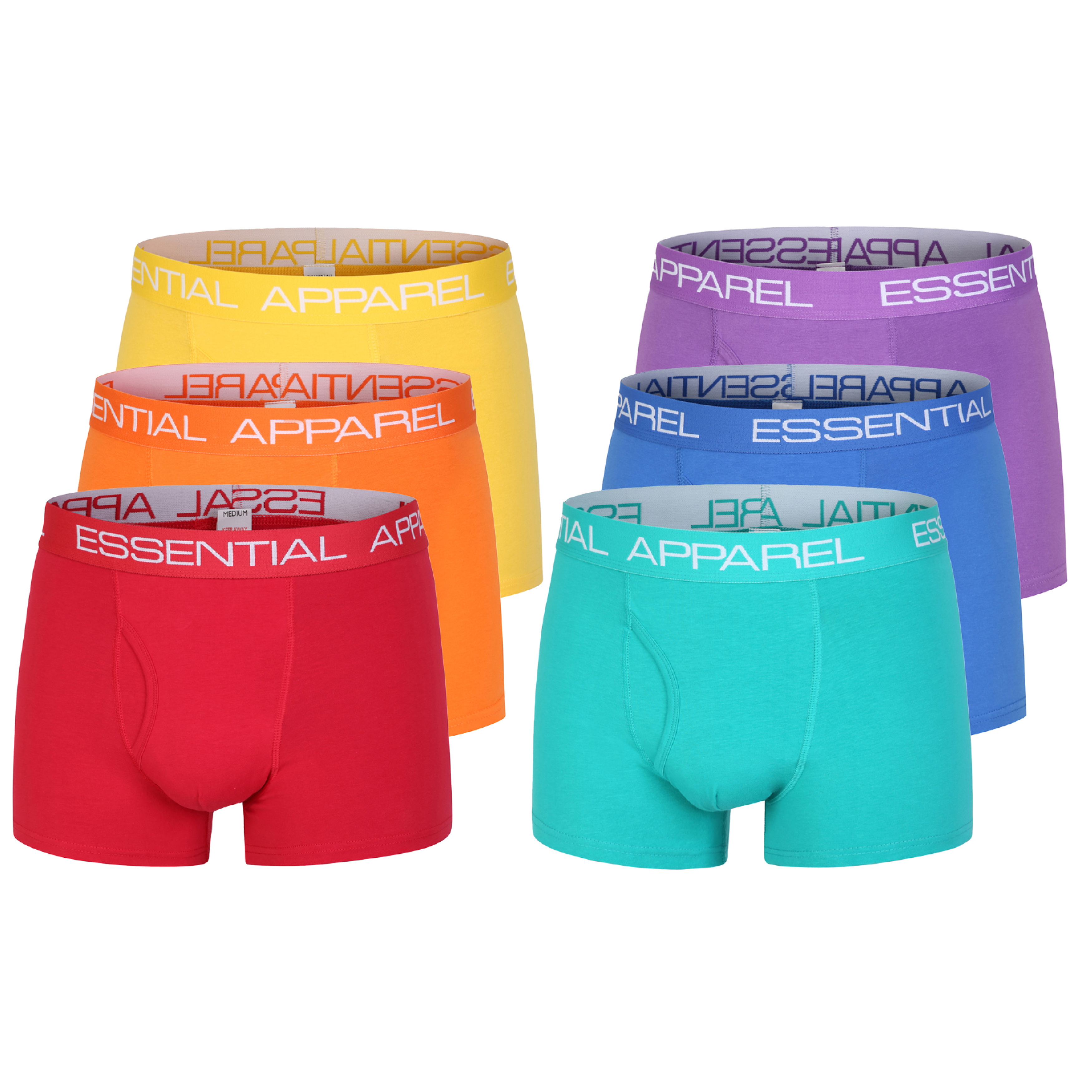 Men's Designer Neon Classic Sports Boxer Shorts Cotton Underwear Trunks Pants 