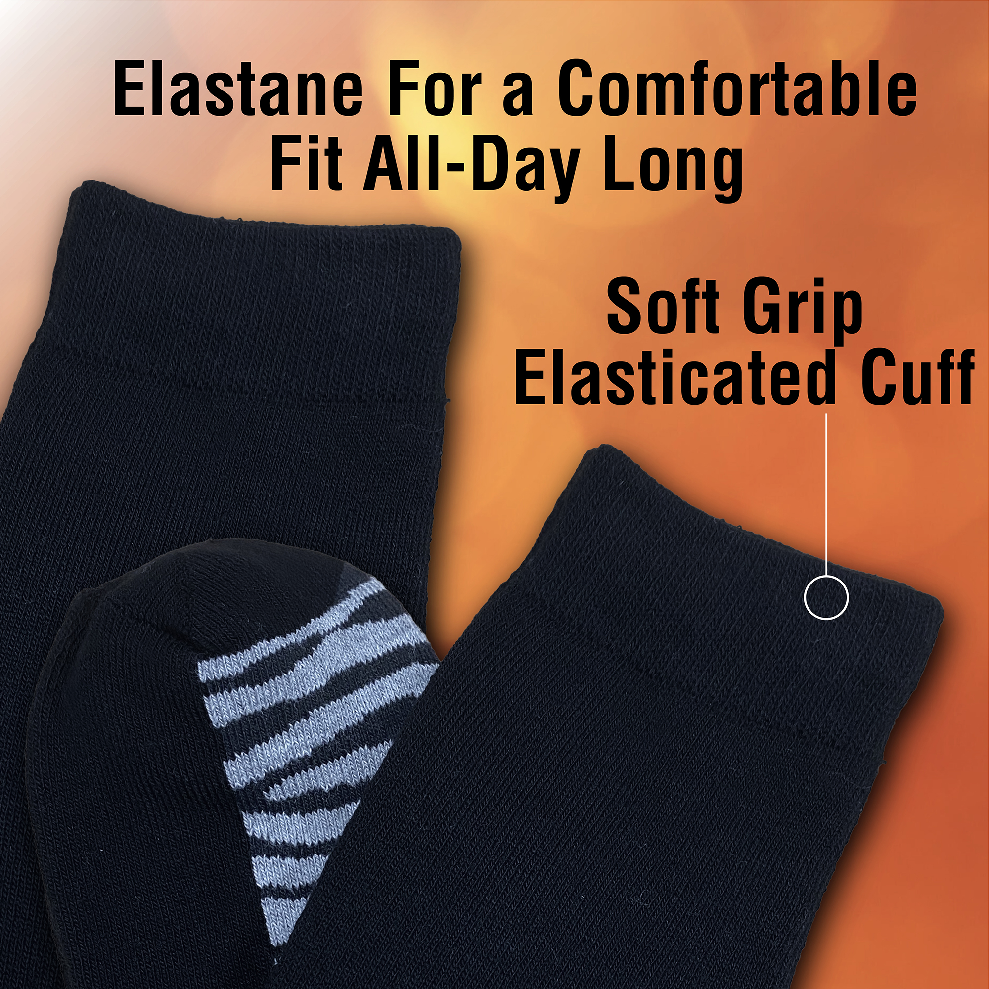 Ladies Thermal Socks 5 Pack Fully Cushioned Warm Moisture Wicking Terry Padding - Picture 17 of 19