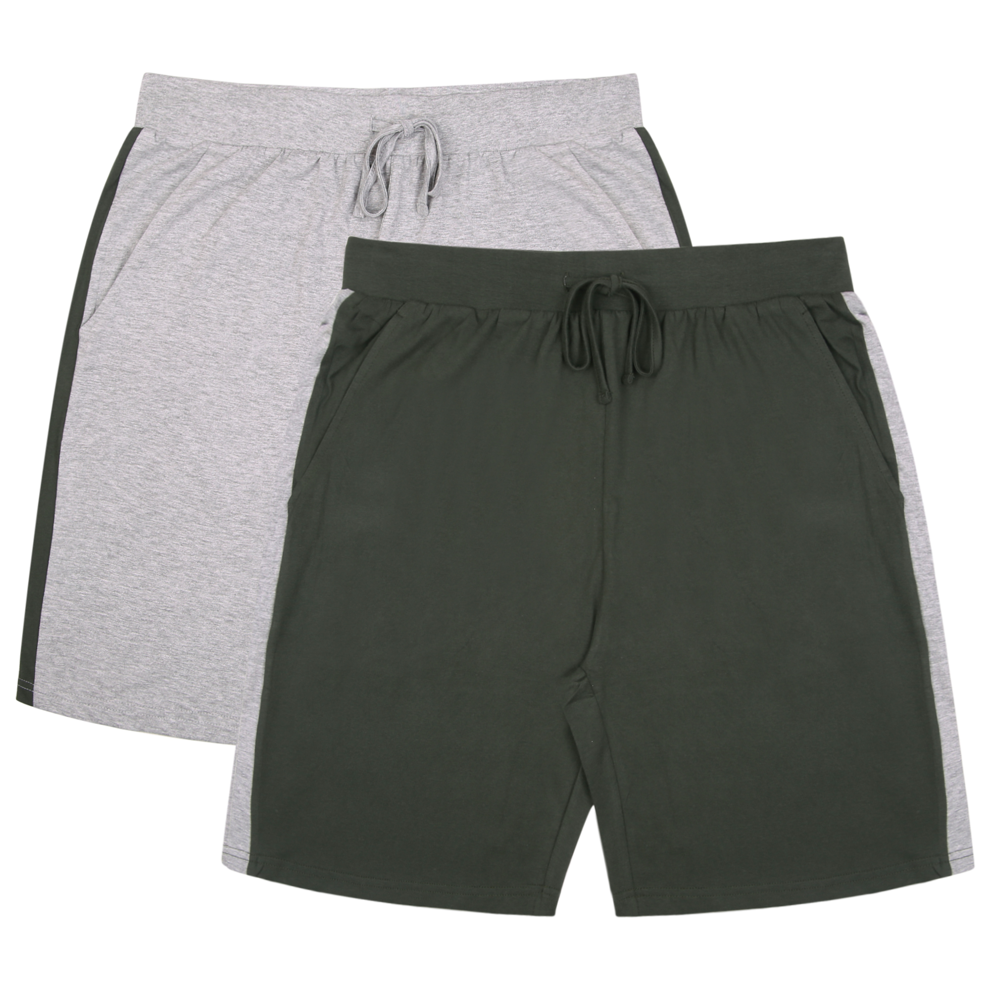 Mens Shorts 2 Pack Lounge Pyjama Shorts 