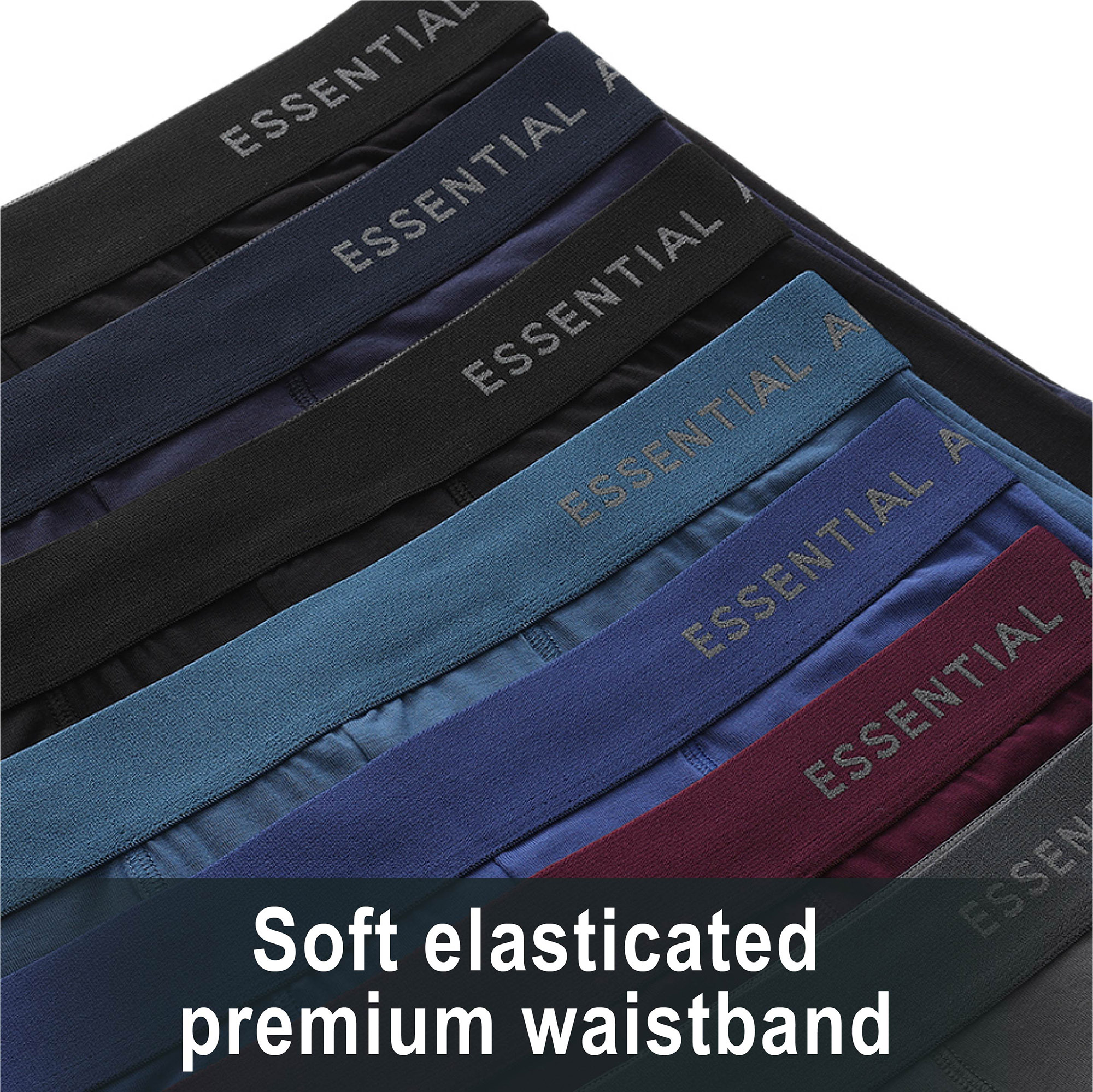 Mens Bamboo Boxers 6 Pack Breathable Elasticated Waistband Elastane Stretch S-XL - Picture 10 of 22