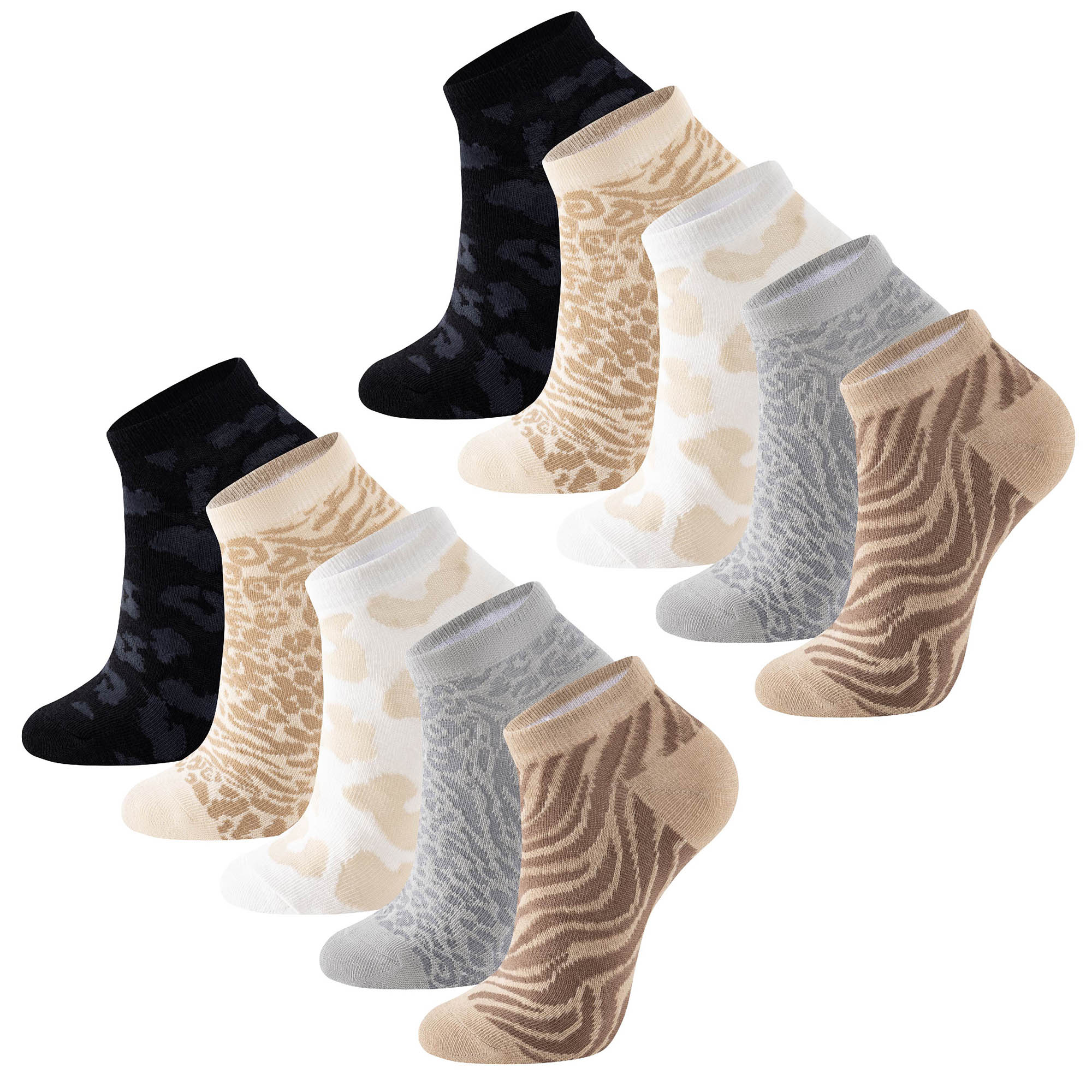 Ladies Trainer Liner Ankle Socks 5/10 Pairs Womens Cotton RIch Low Cut Design - Picture 30 of 42