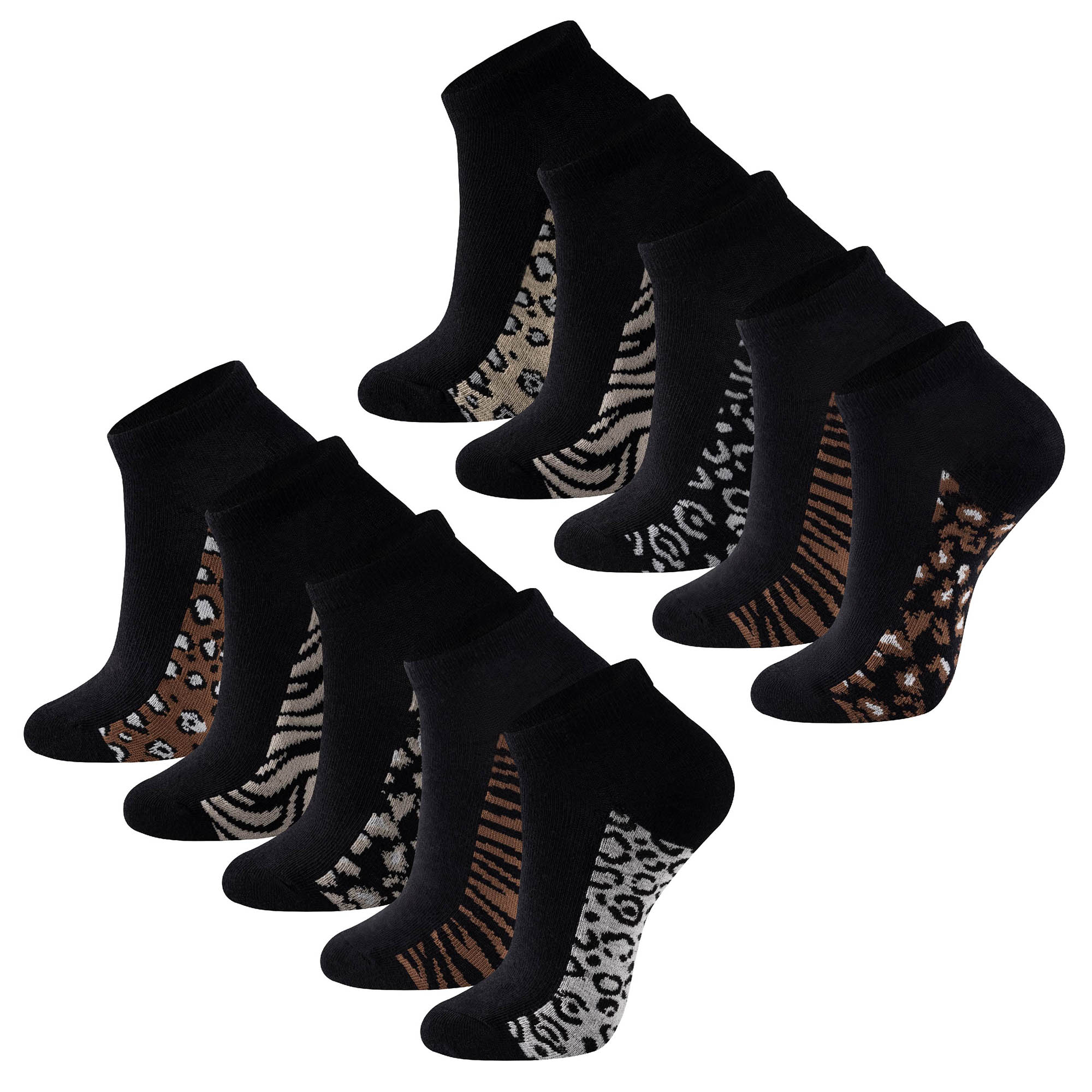 Ladies Trainer Liner Ankle Socks 5/10 Pairs Womens Cotton RIch Low Cut Design - Picture 37 of 42