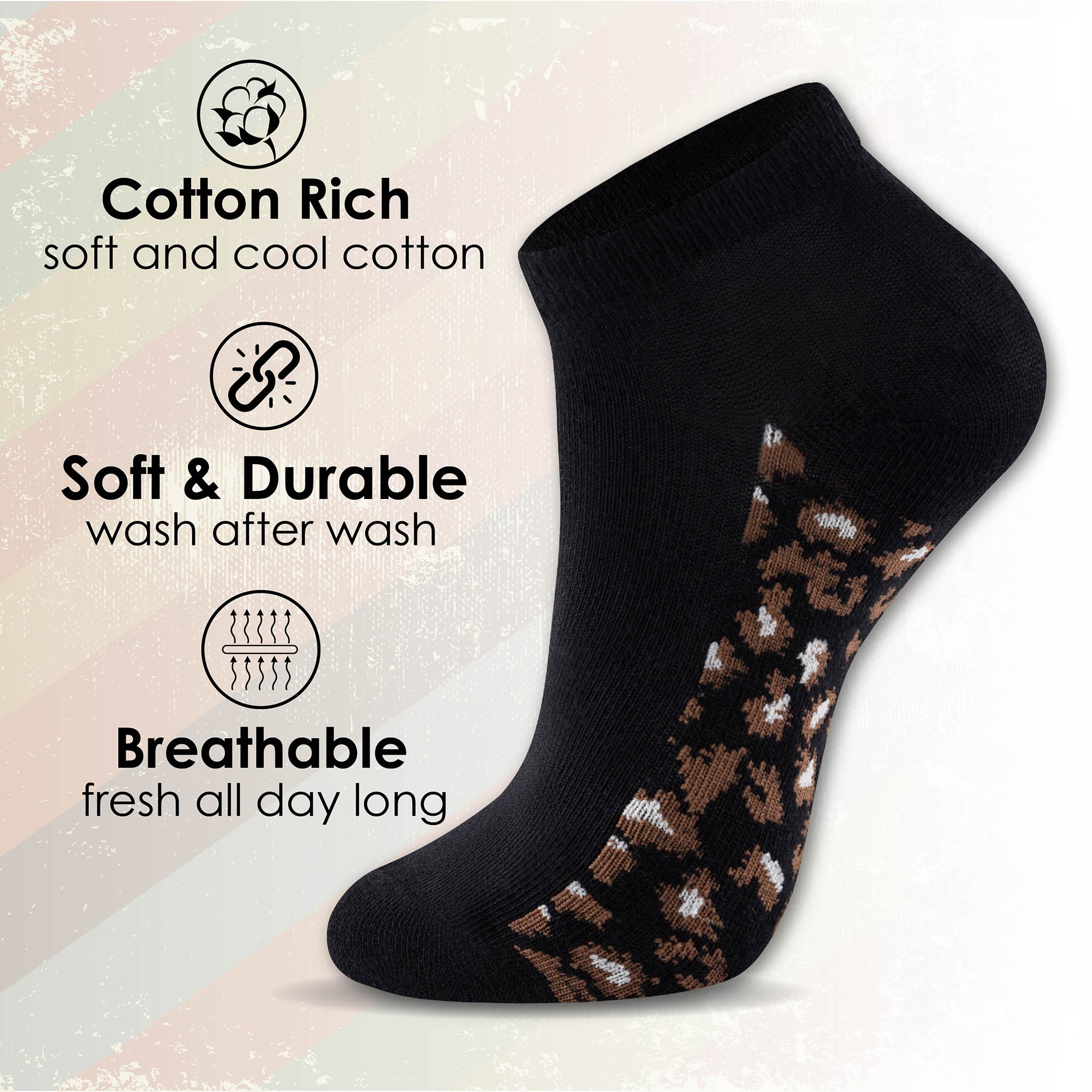 Ladies Trainer Liner Ankle Socks 5/10 Pairs Womens Cotton RIch Low Cut Design - Picture 38 of 42