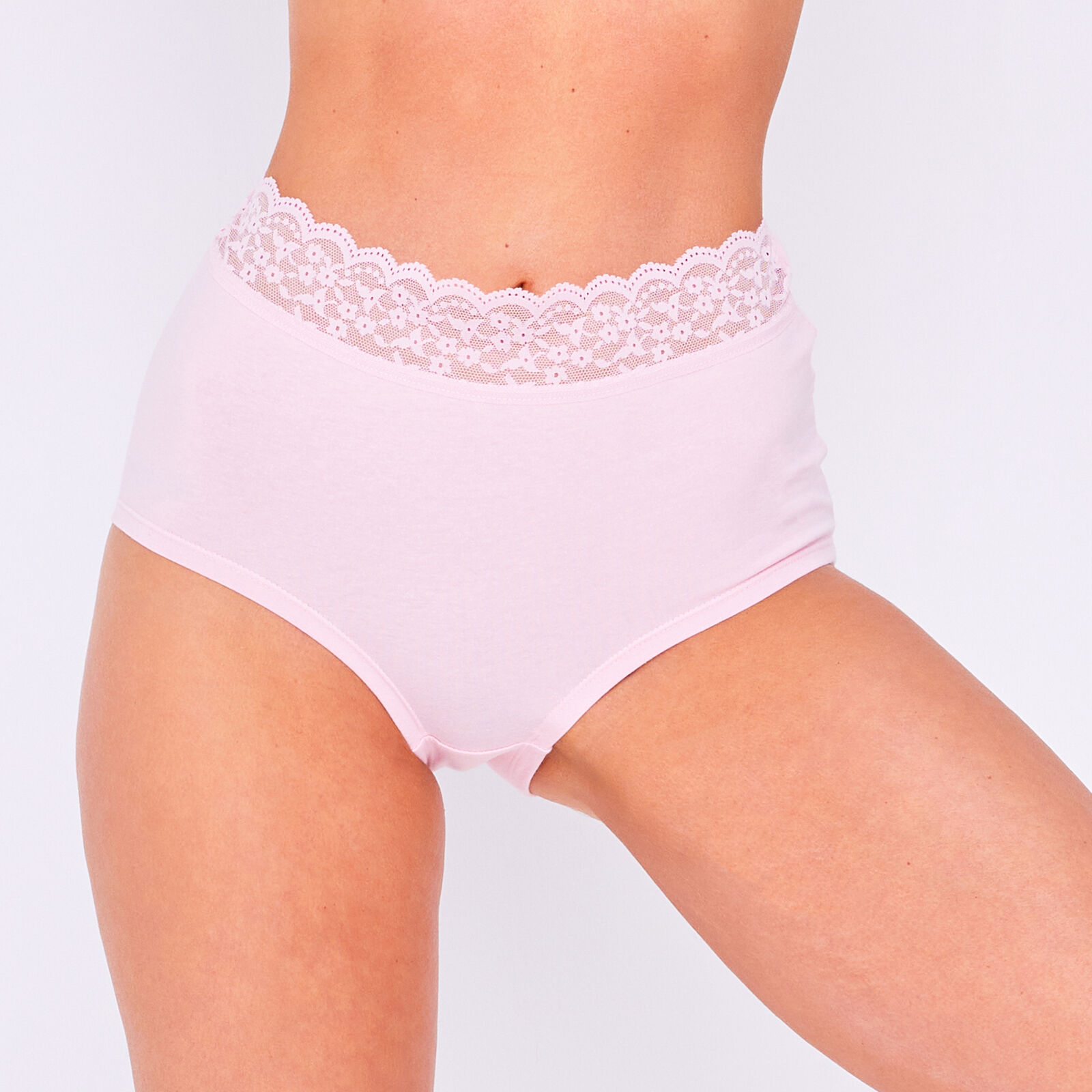 Ladies Full Briefs 5 Pack Underwear Knickers Lingerie Cotton Comfort Size  10-24