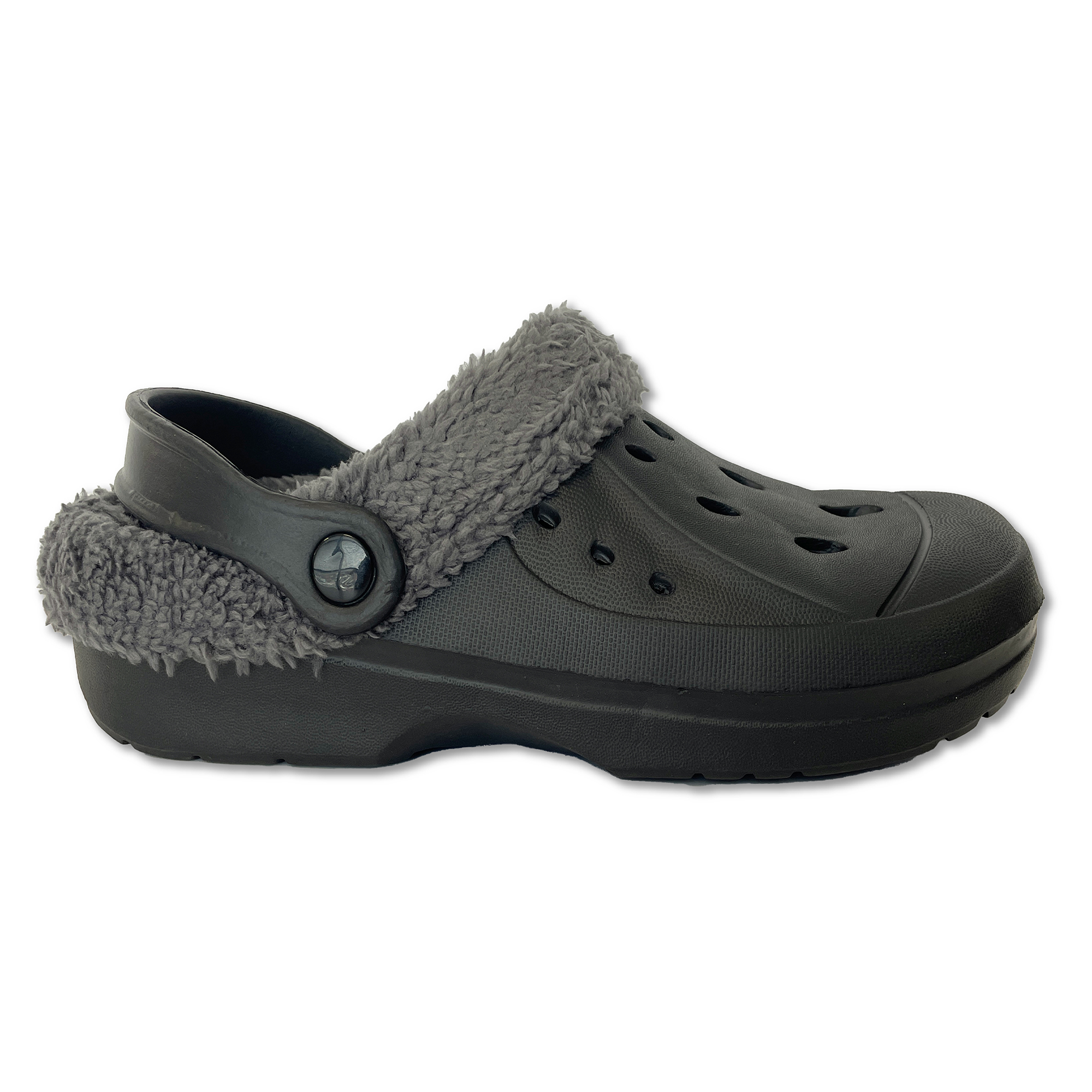 Girls Boys Clogs Fleece Lined Cosy Warm Unisex Kids Sandals Slippers Slip On