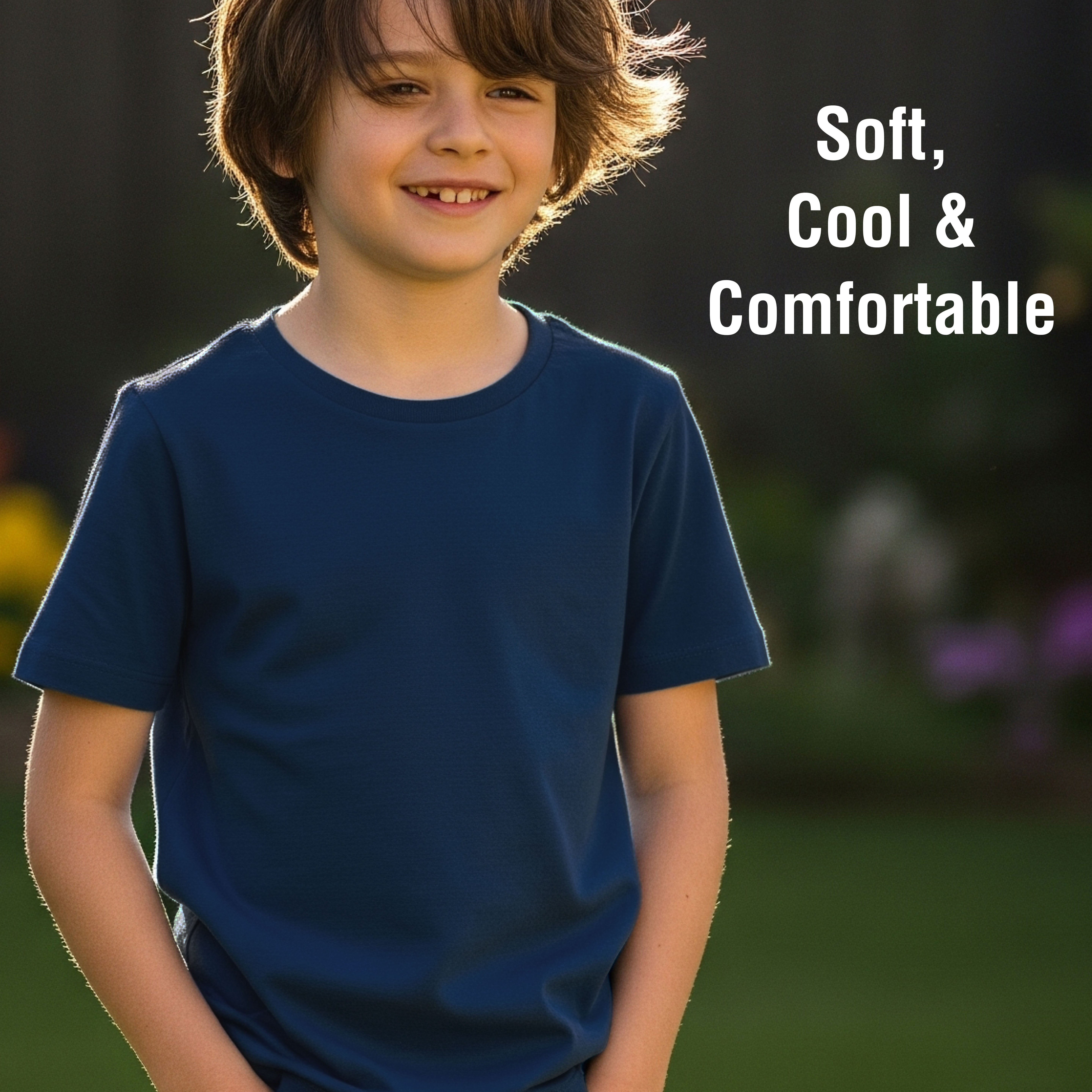 Boys Kids T-Shirt 4 Pack Coloured 100% Cotton T-Shirts Tee Crew Neck 4-13 Years - Picture 4 of 13
