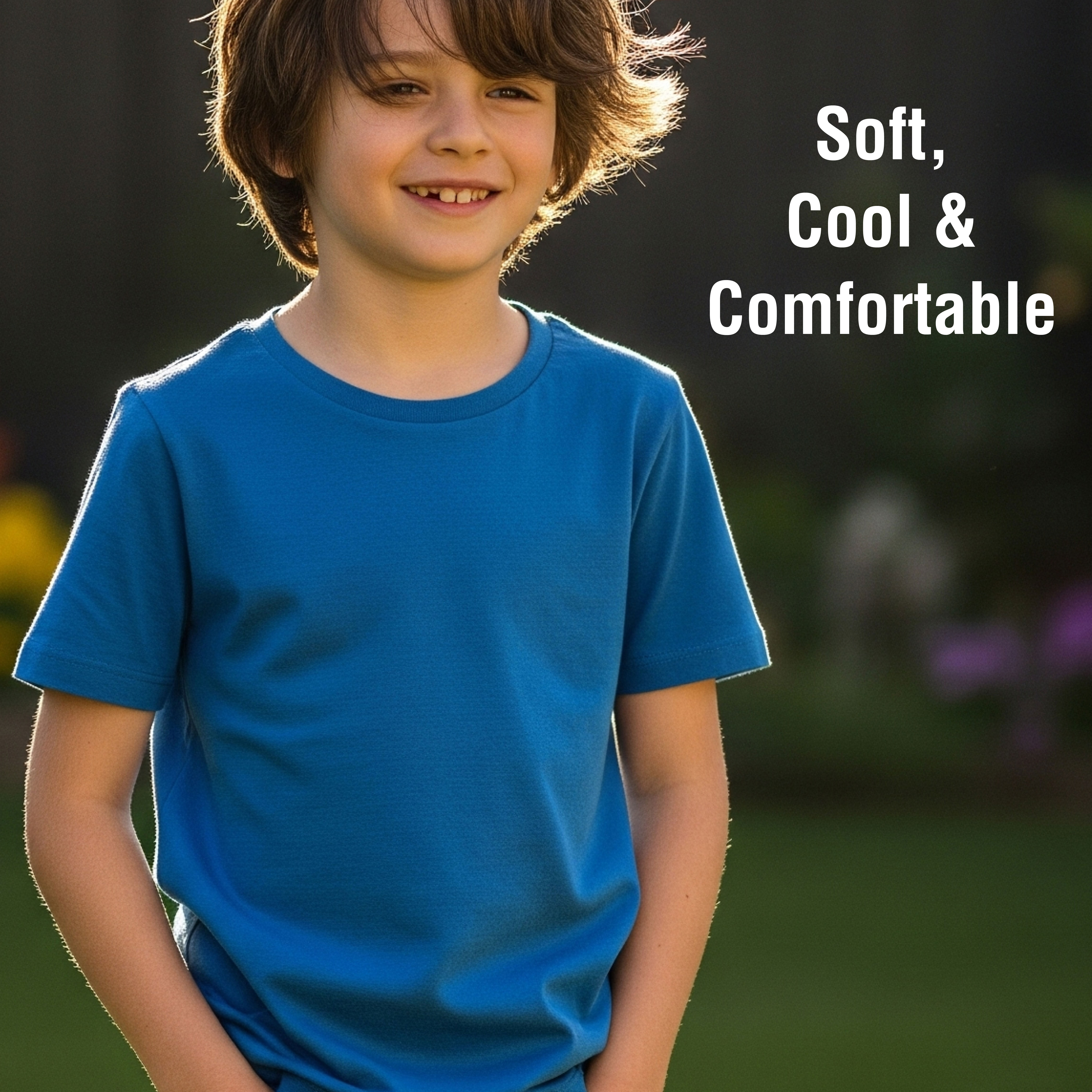 Boys Kids T-Shirt 4 Pack Coloured 100% Cotton T-Shirts Tee Crew Neck 4-13 Years - Picture 10 of 13