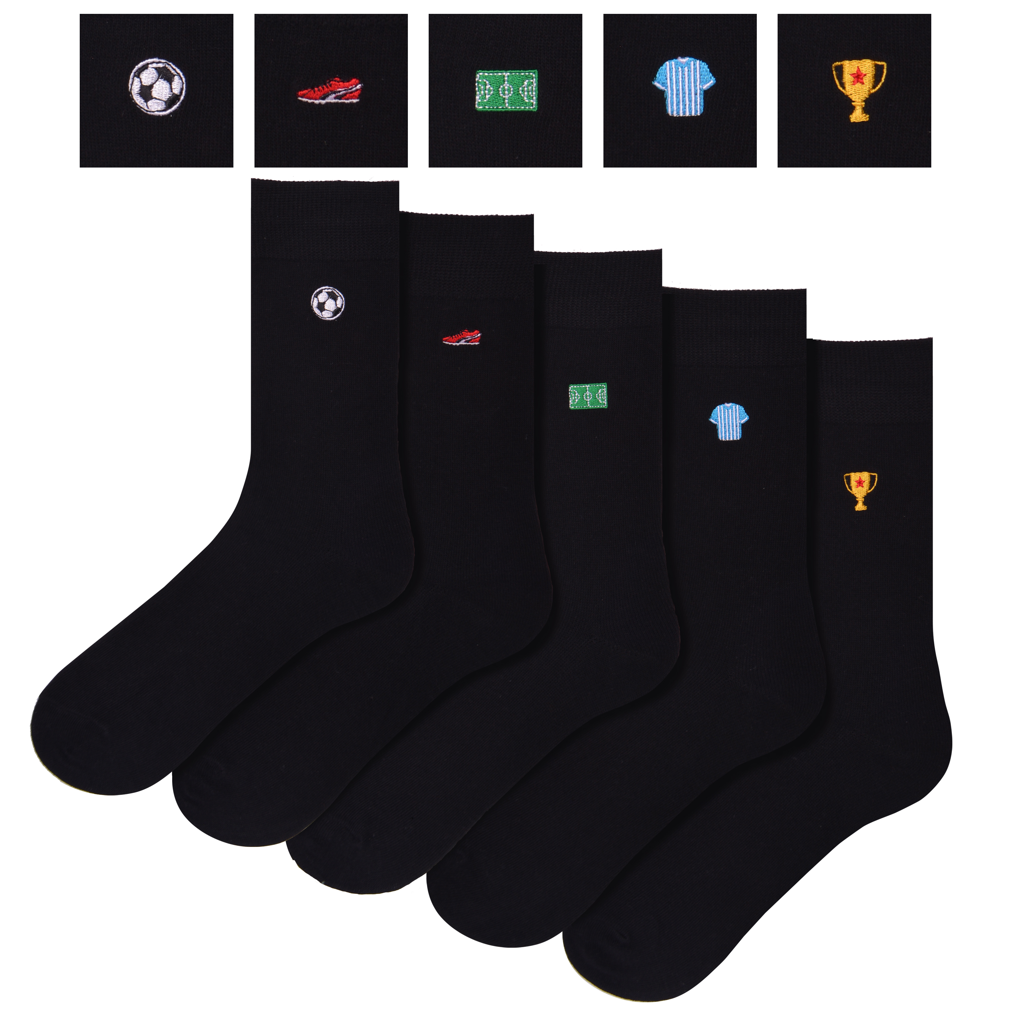 11 Uomo 2 Pack Argyle Suit Calzini Taglia 6
