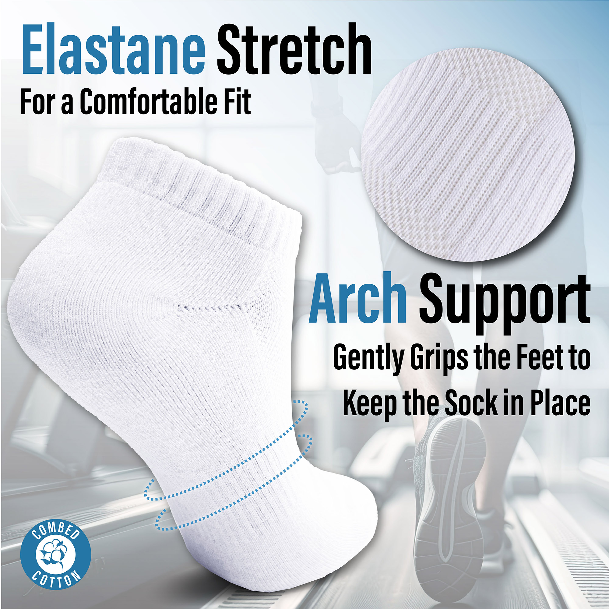 Unisex Herren Damen 6 Paar Sneaker Liner Socken gepolstert tief geschnitten Knöchel Laufen - Bild 13 von 71