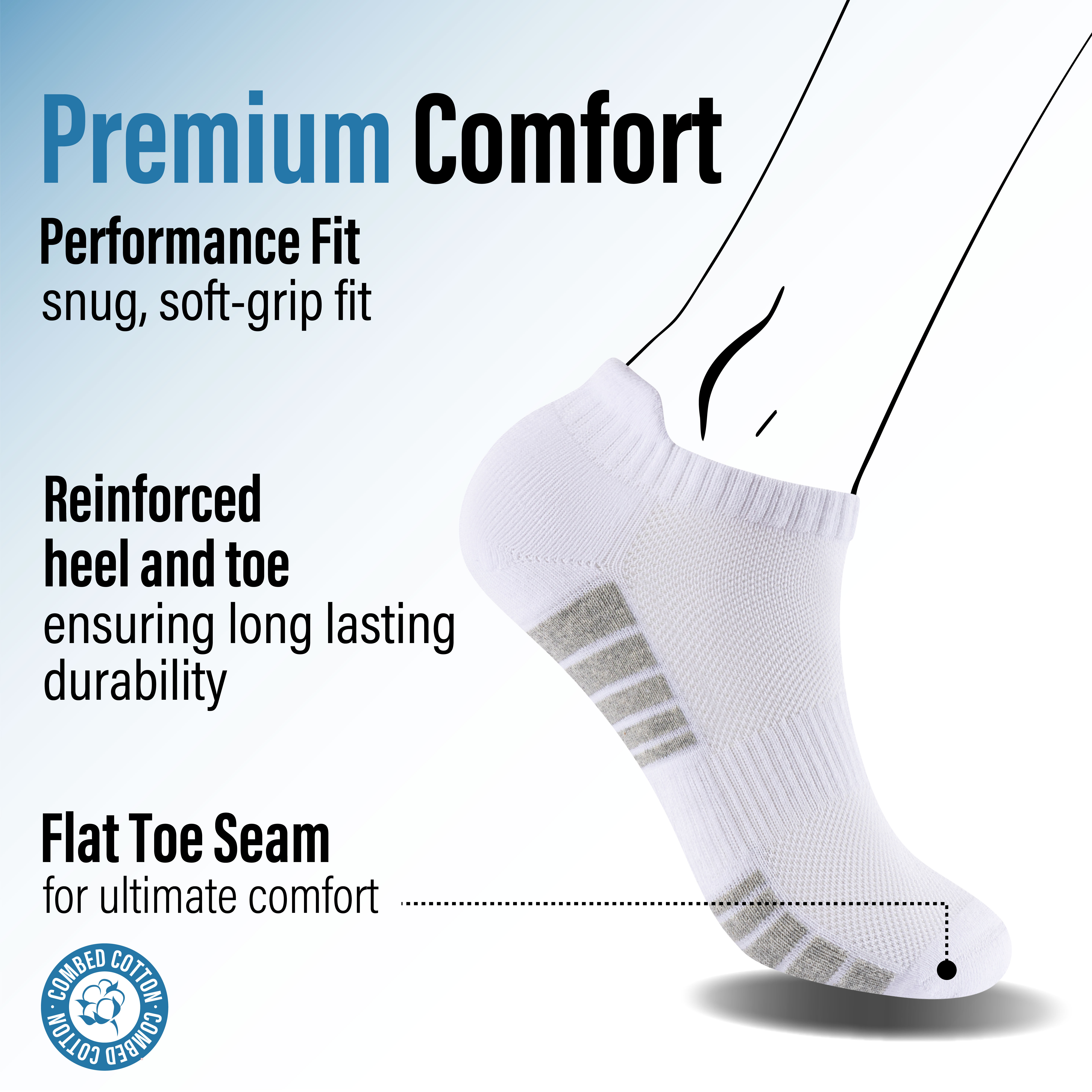 Unisex Herren Damen 6 Paar Sneaker Liner Socken gepolstert tief geschnitten Knöchel Laufen - Bild 69 von 71