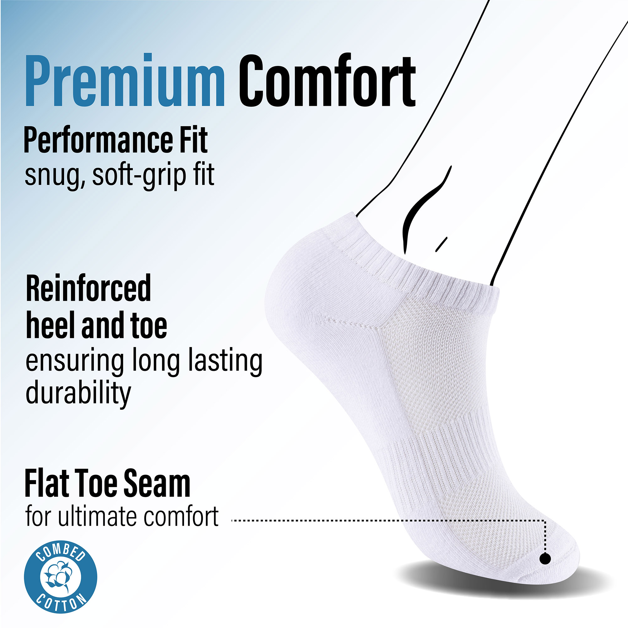 Unisex Herren Damen 6 Paar Sneaker Liner Socken gepolstert tief geschnitten Knöchel Laufen - Bild 12 von 71