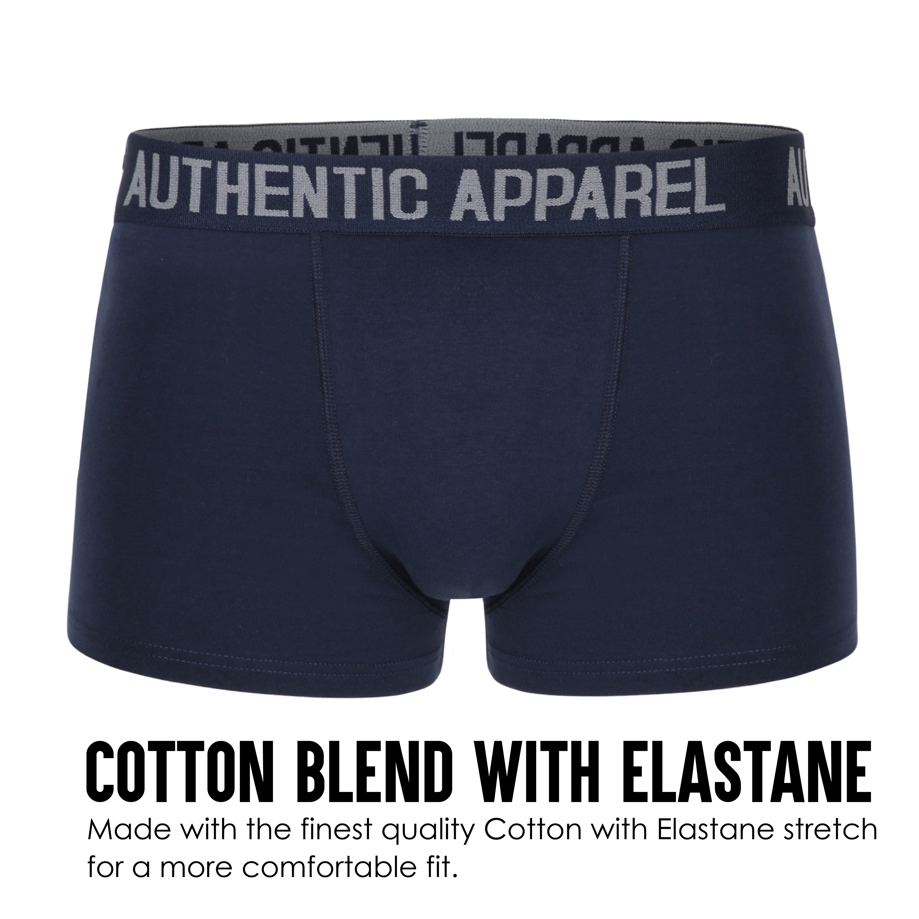 Mens 6 Pack Boxer Shorts Underwear Black Elastane Stretch Boxers Size S-4XL  
