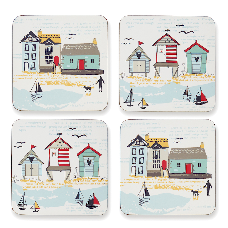 Cooksmart Beside the Seaside Placemats and Coasters Nautical Coastal Table Mats