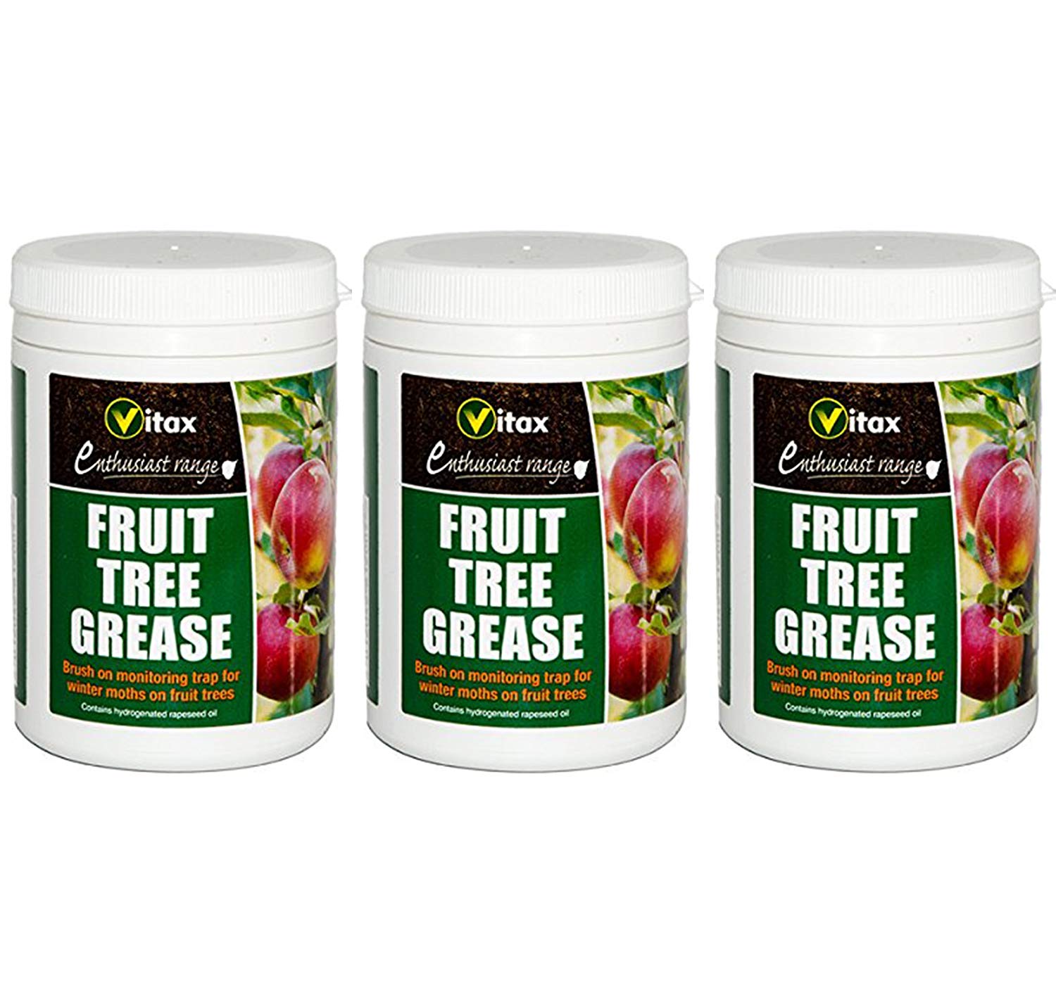 3 X Vitax Fruit Tree Grease 200g Brush on Trap for Winter Moths on Fruit Trees eBay