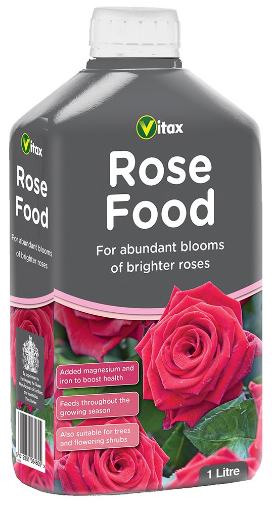 Vitax Organic Liquid Rose Food 1 Litre Concentrated Flower Plant