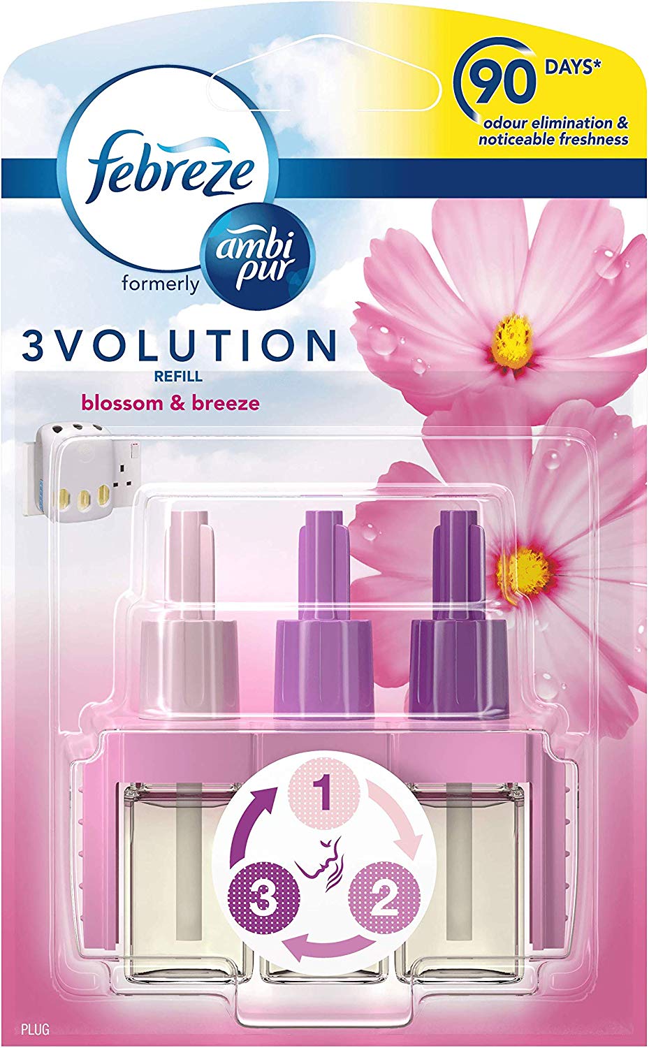 Febreze Ambi Pur 3Volution Plugin Air Freshener Refill Blossom