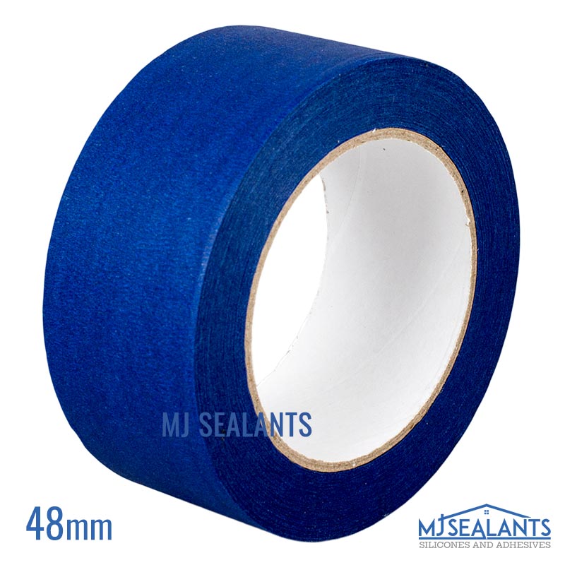 Blue UV Resistant Masking Tape for Painting Decorating Clean Peel 50m