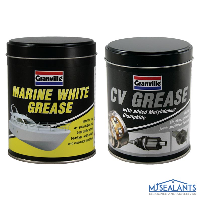 2x Granville Grease CV Copper Red Rubber Multi Purpose Marine Ceramic