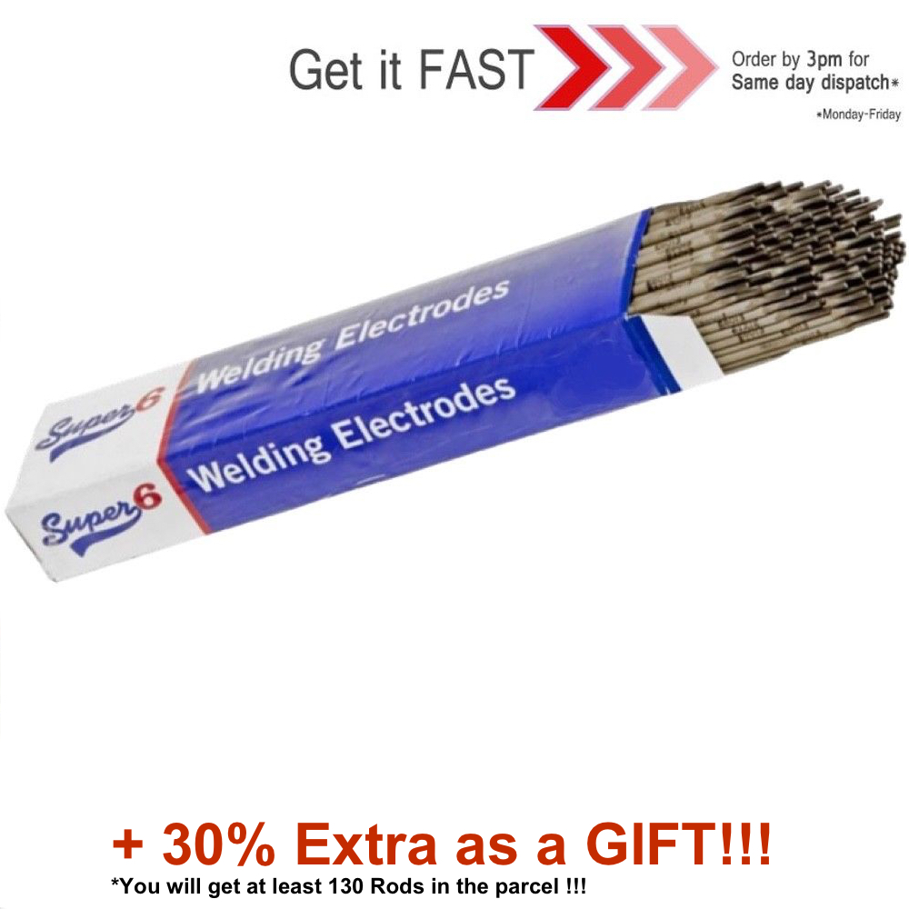 100x 2.5mm WELDING ARC E6013 RODS ELECTRODES MILD STEEL GENERAL PURPOSE