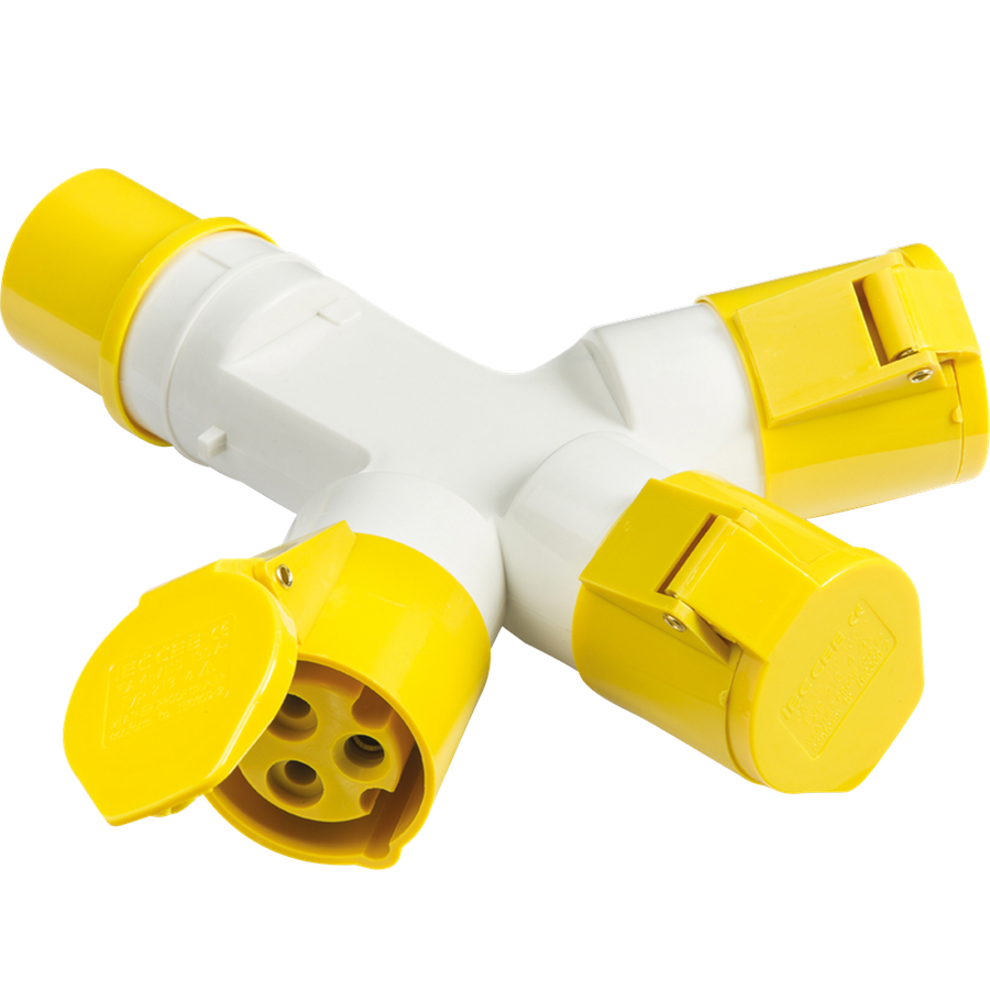Industrial and Site work 110V 16A 3 Pin Industrial Plug /& Sockets IP44 Building