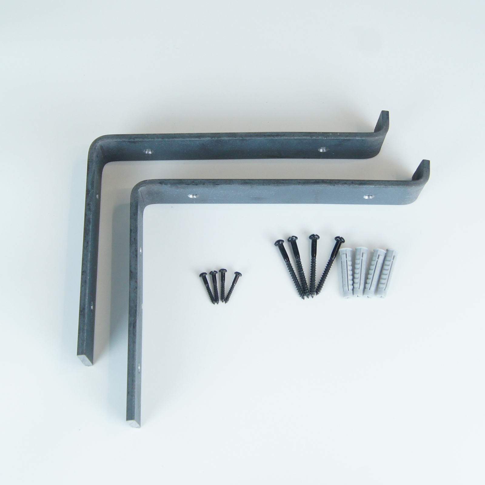 2 Scaffold Board Shelf Brackets Handmade UK Rustic Heavy Duty