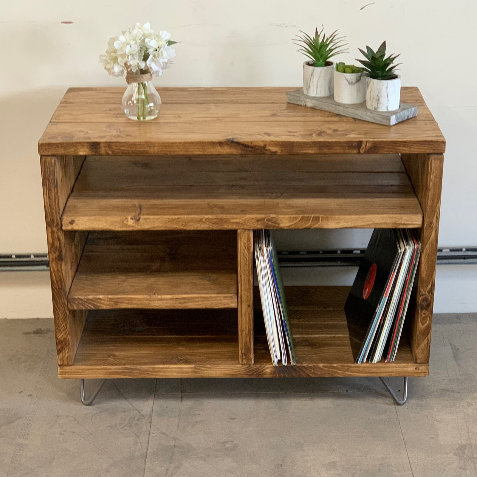 Tv Stand Vinyl Sideboard Cd Storage Record Player Tv Stand Vinyl Sideboard Cd Storage