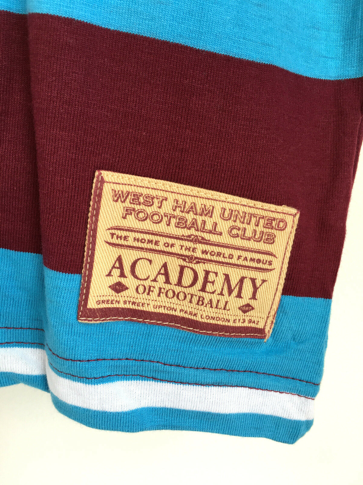 Herren Offizielles West Hammers Poloshirt Kurzarm Kragen Fußball Baumwolle - Bild 9 von 14