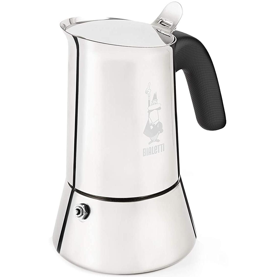 Details zu  Bialetti Venus 2 Cup Stovetop Espresso Coffee Maker, Stainless Steel - Moka Pot umfassende Bewertung