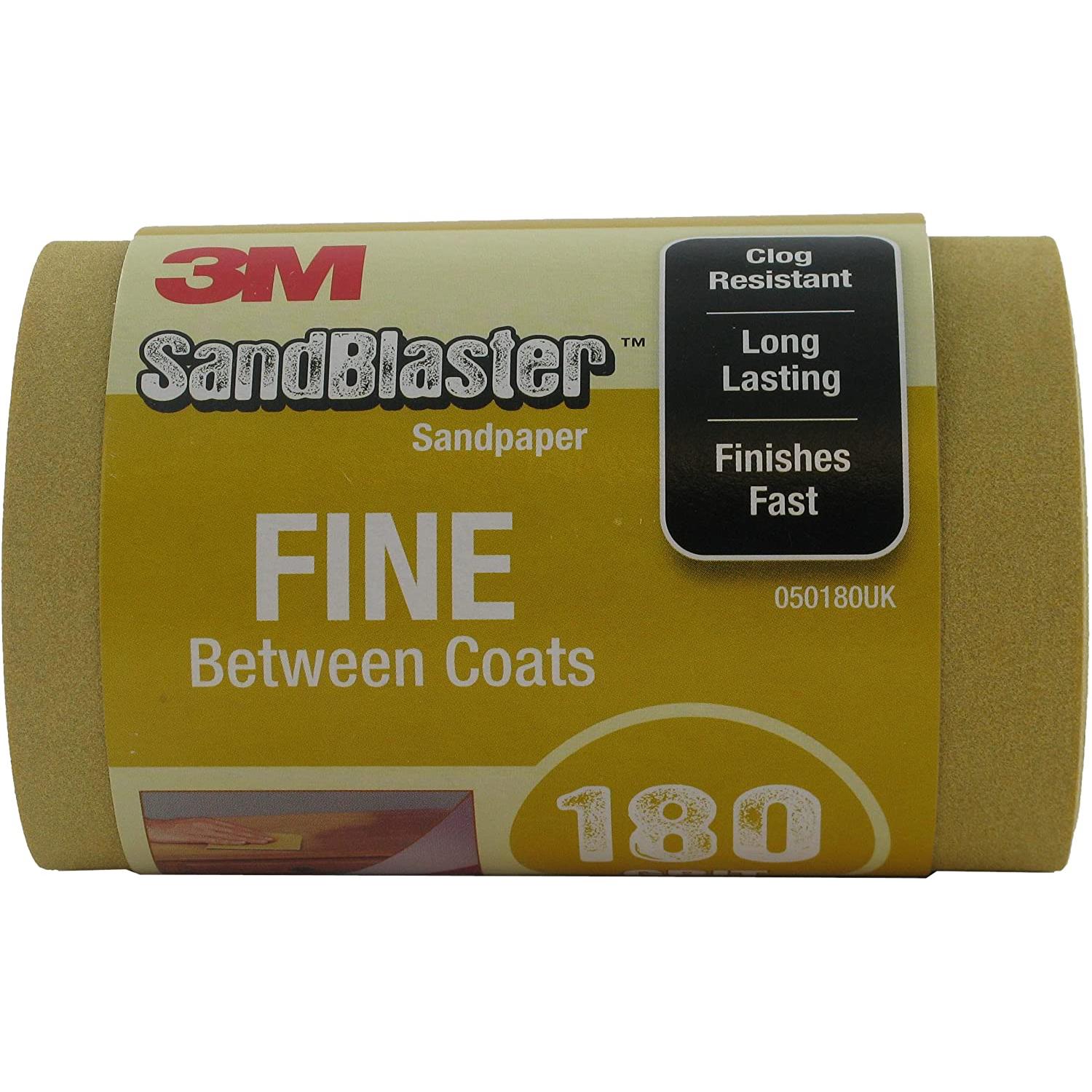 3M 025180UK Sandblaster Sandpaper Roll Fine Between Coats for sale online eBay