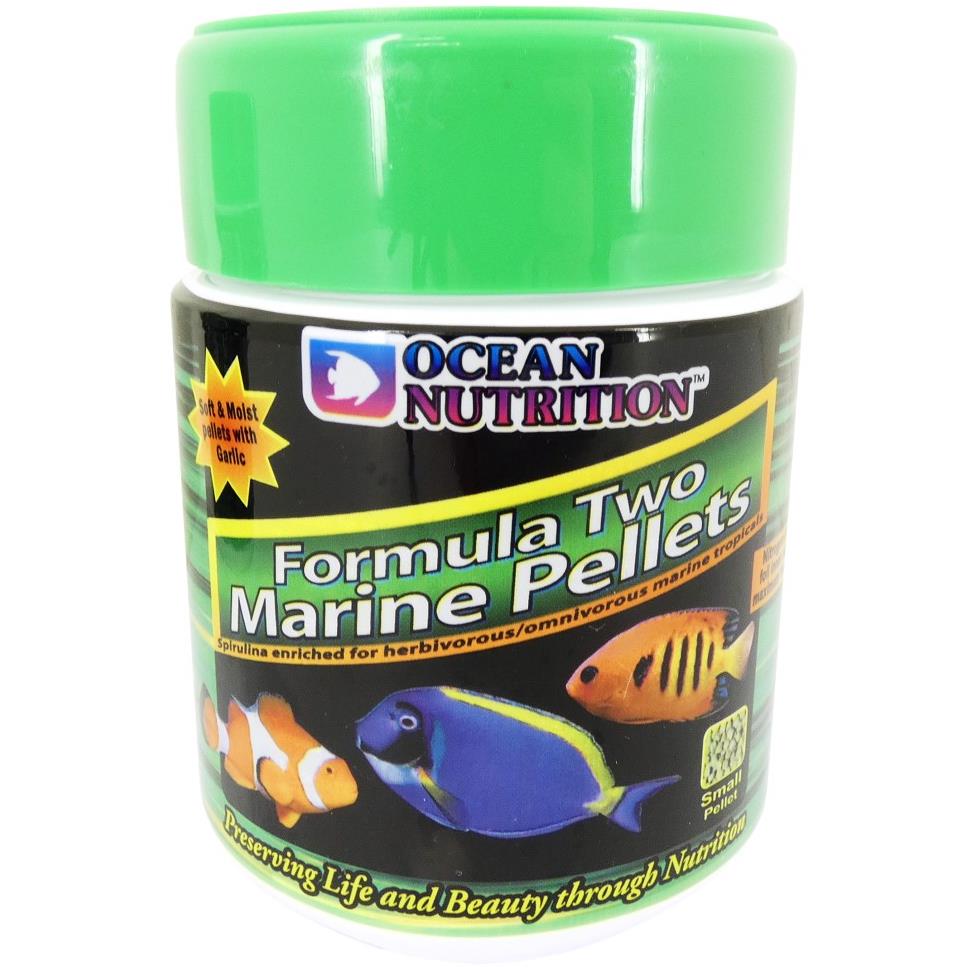 Ocean Nutrition Formula Two Marine Pellet Small 100g Enhances Colour, Fish  Food | eBay