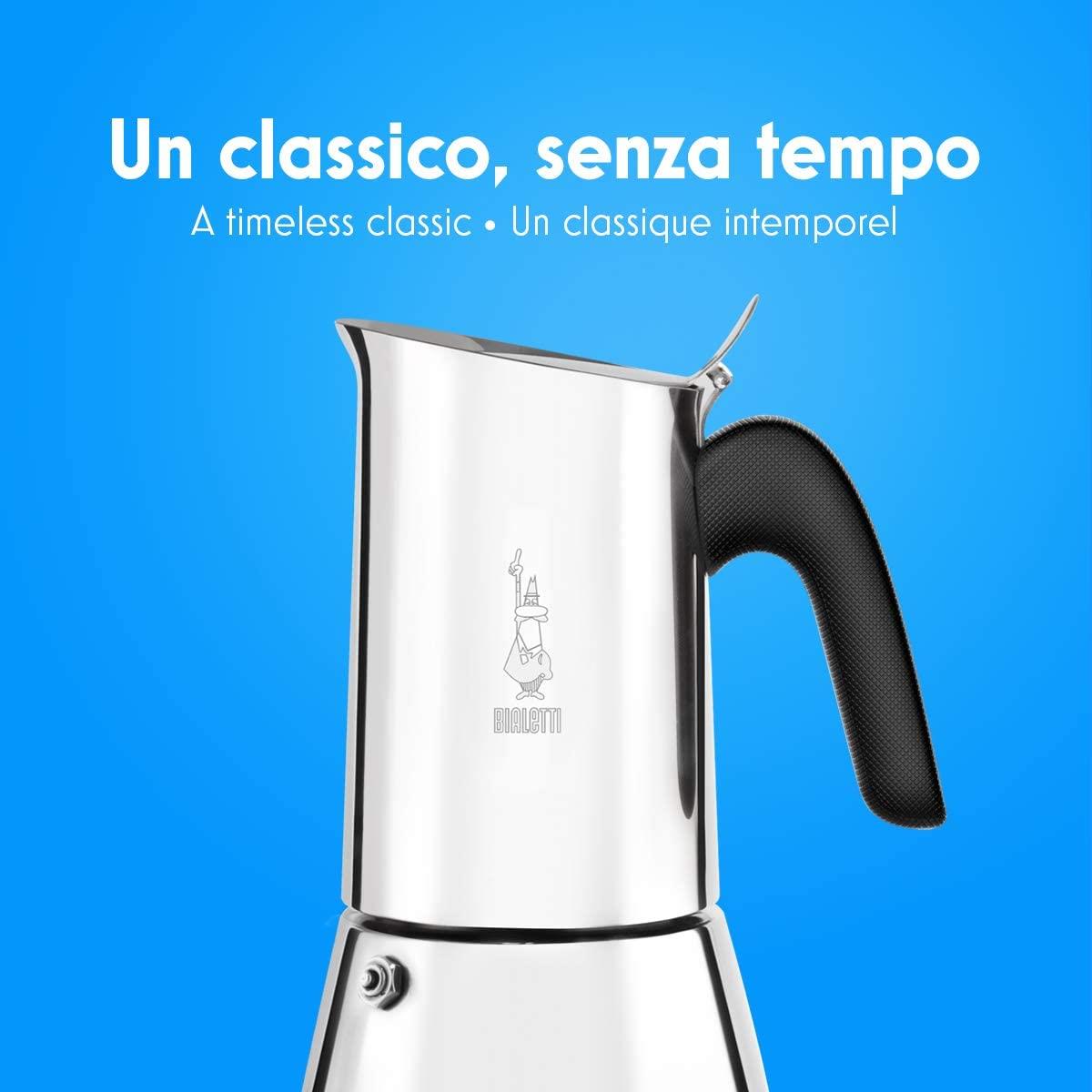  Bialetti Venus 2 Cup Stainless Steel Espresso Maker
