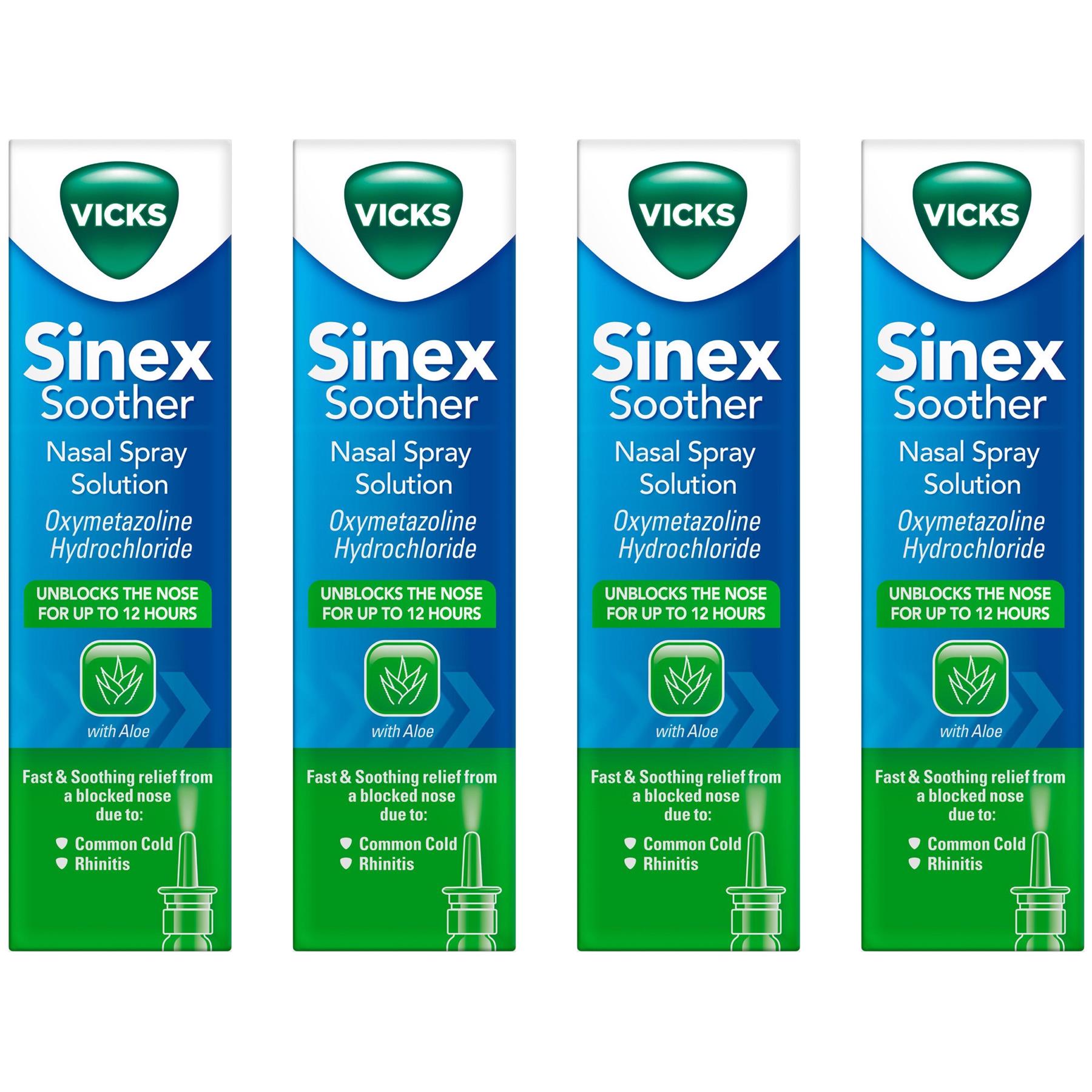 Vicks Sinex Soother Nasal Spray Solution 15ml Congestion And Blocked Nose Relief Ebay 9284