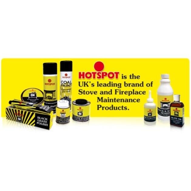 Hotspot Stove & Grate Polish 170g Tin, Covers Rust Spots/Paint Chips