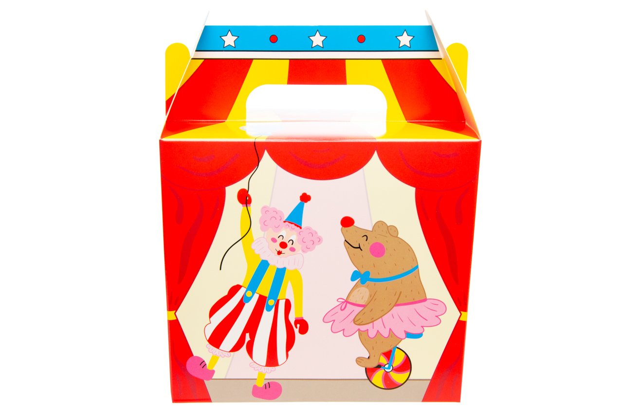 Themed Party Food Lunch Boxes | Set of 6 | Eco-Friendly Cardboard | 14x9.5x12 cm - Picture 37 of 41