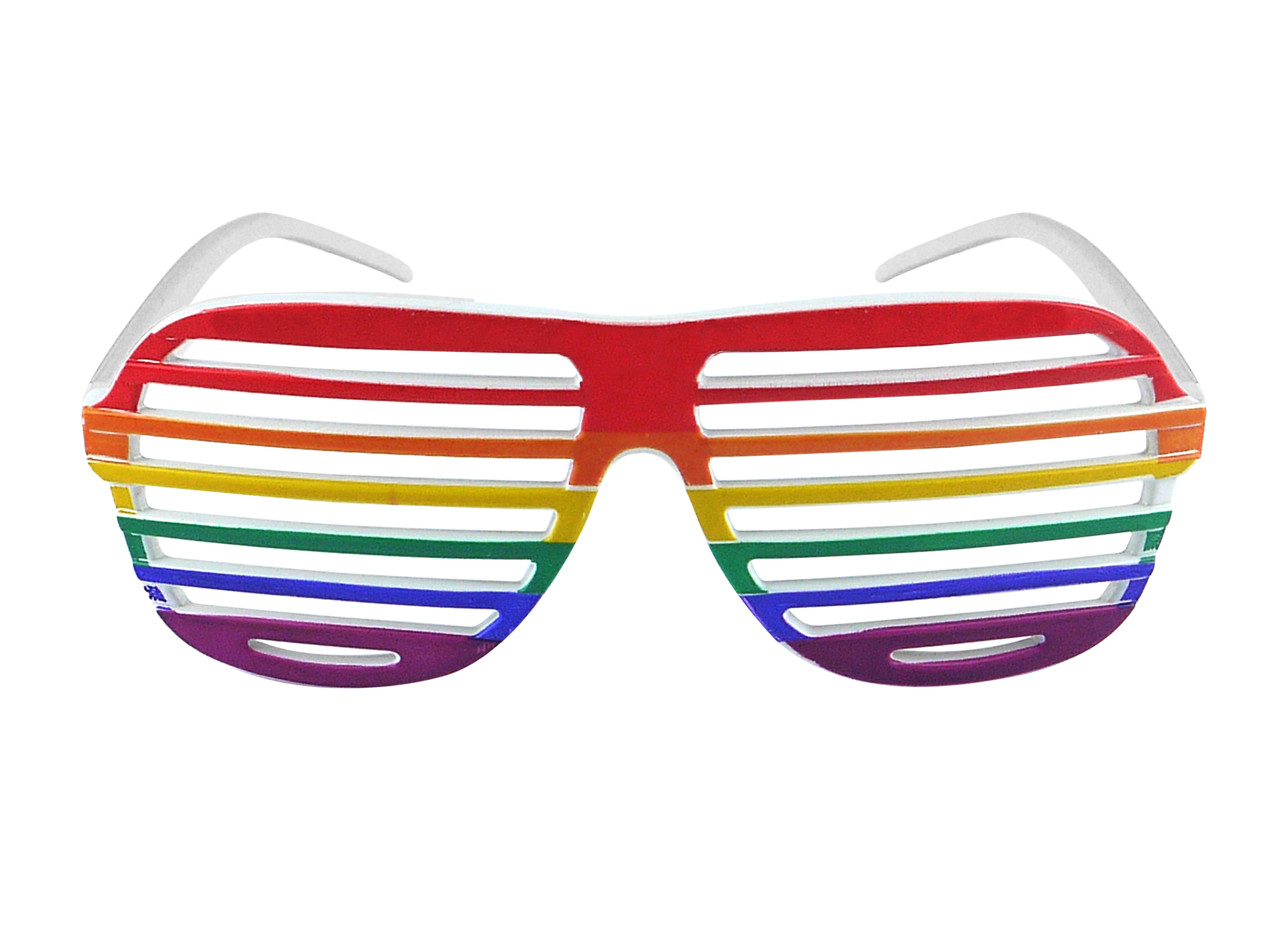 Pride Rainbow Shutter Glasses Costume Accessory Fancy Dress Up Festival Lgbt Ebay 