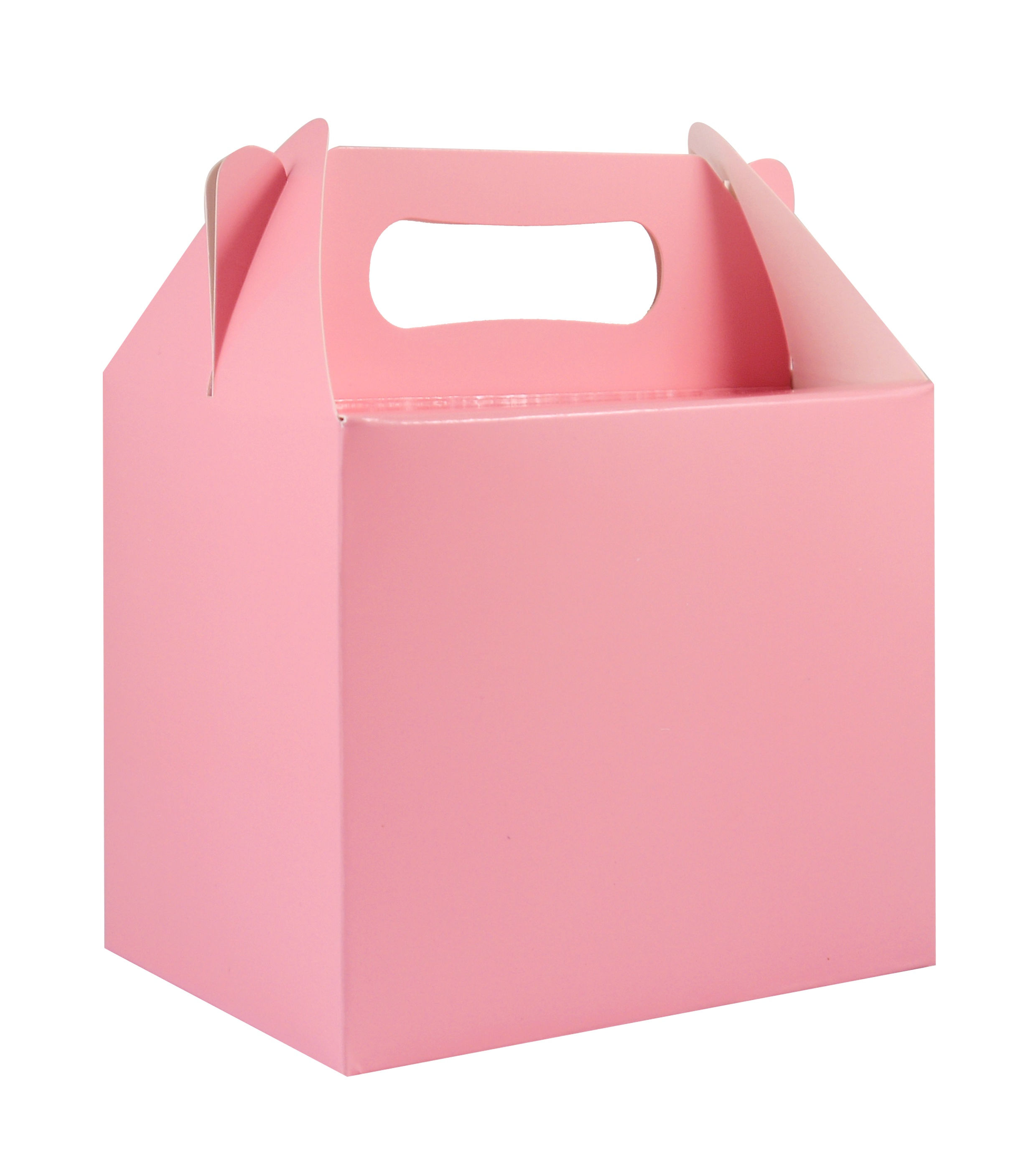 6 Coloured Party Boxes Choose From 13 Colours Food Lunch Cardboard