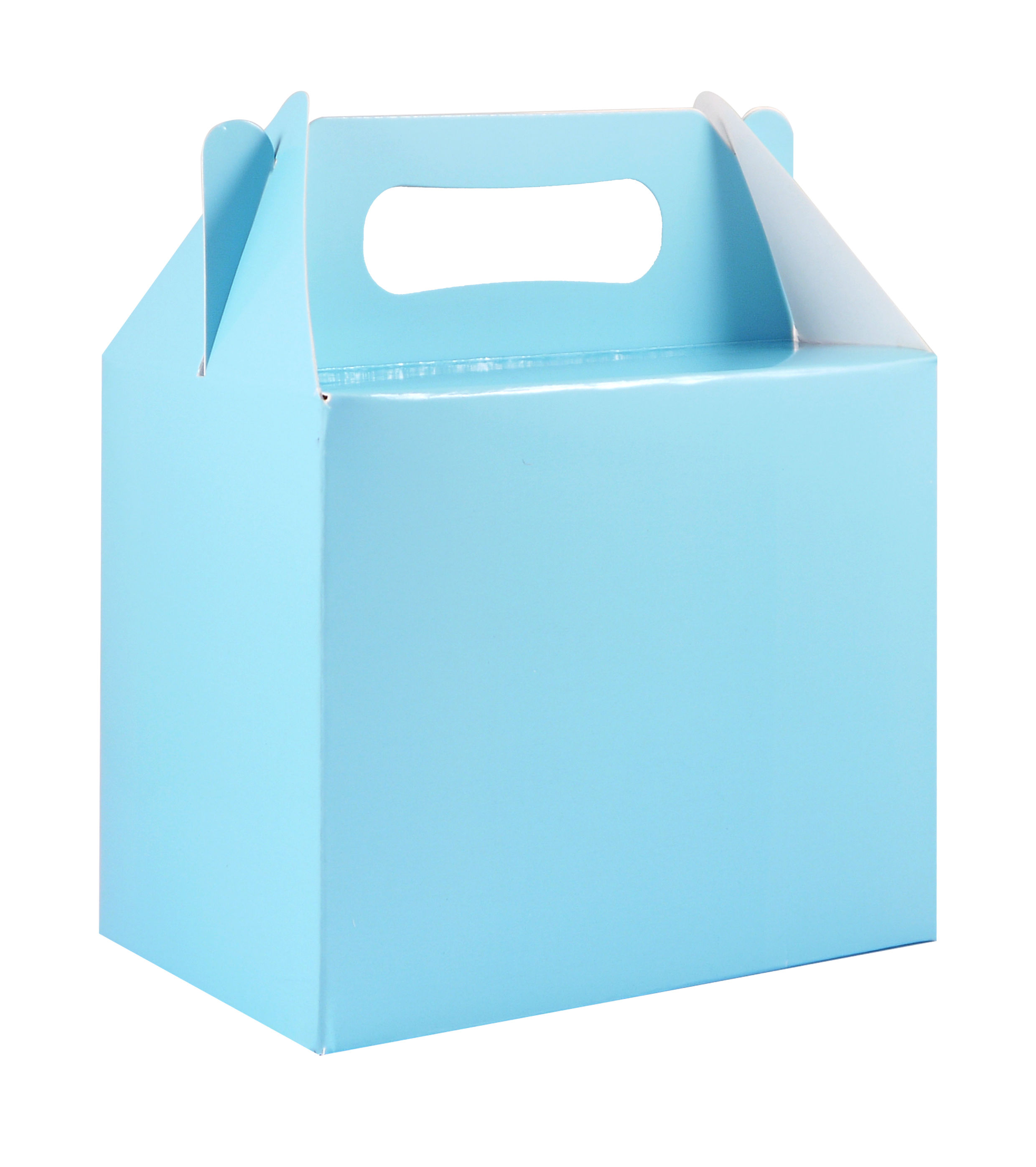 6 Coloured Party Boxes Choose From 13 Colours Food Lunch Cardboard