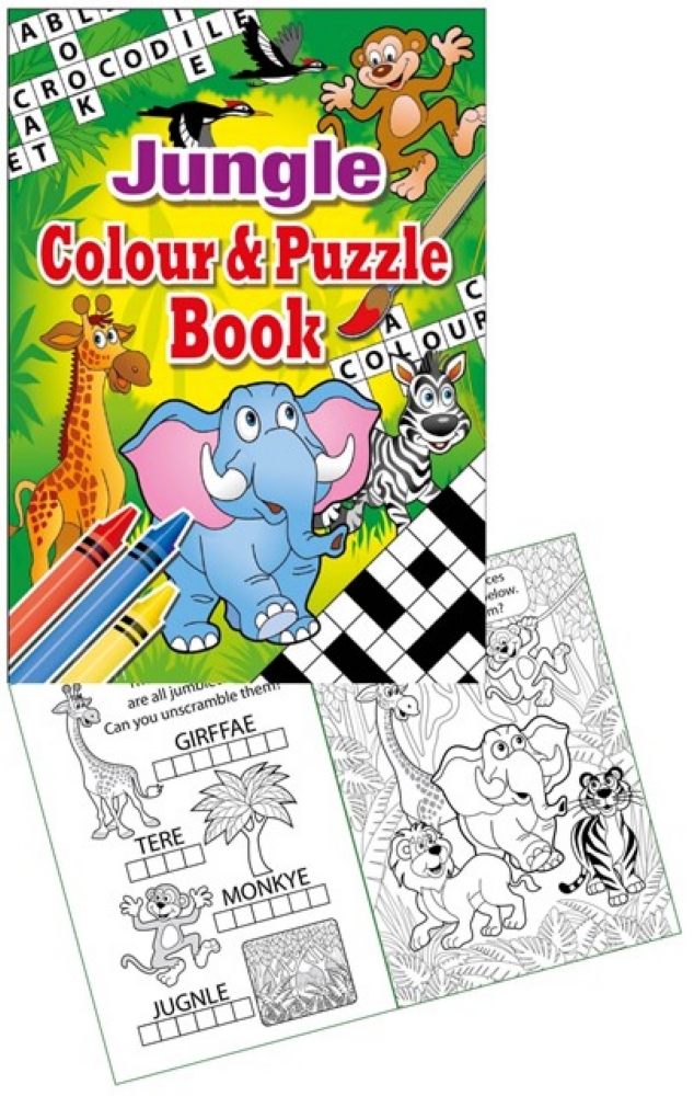 Pinata Toy Loot//Party Bag Fillers Wedding//Kids 12 Jungle Puzzle Books