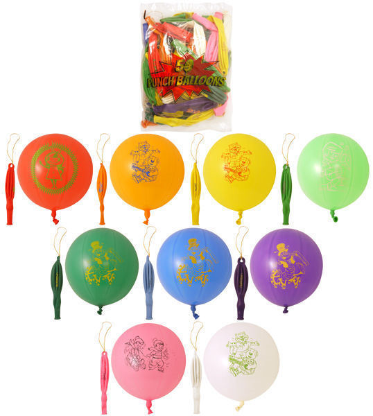 NEW Original Punch  Ball Balloons Kids Party Bag Fillers