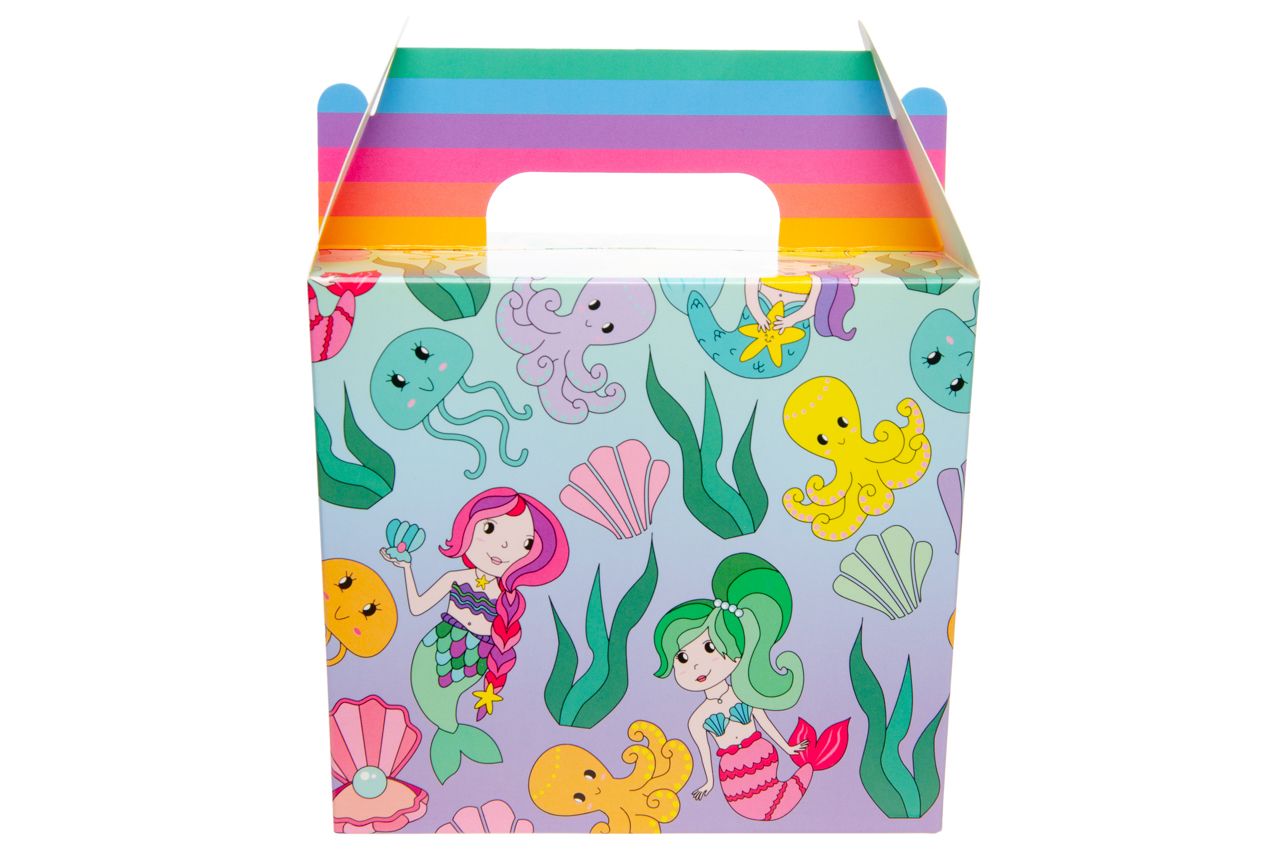 Themed Party Food Lunch Boxes | Set of 6 | Eco-Friendly Cardboard | 14x9.5x12 cm - Picture 6 of 41