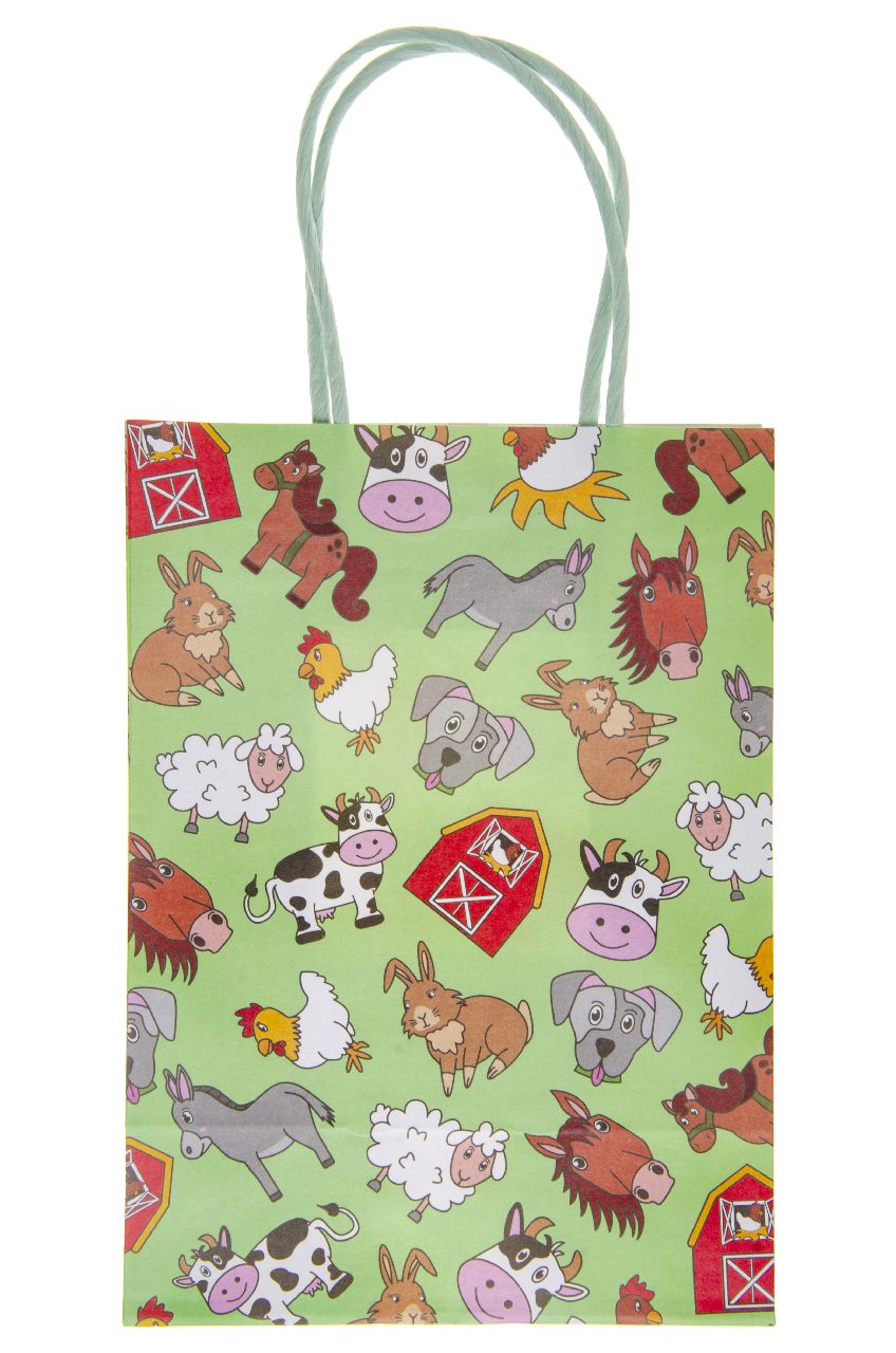 6 Large Themed Party Bags | 16x22x9 cm | Durable & Eco-Friendly Paper Gift Bags - Picture 10 of 31