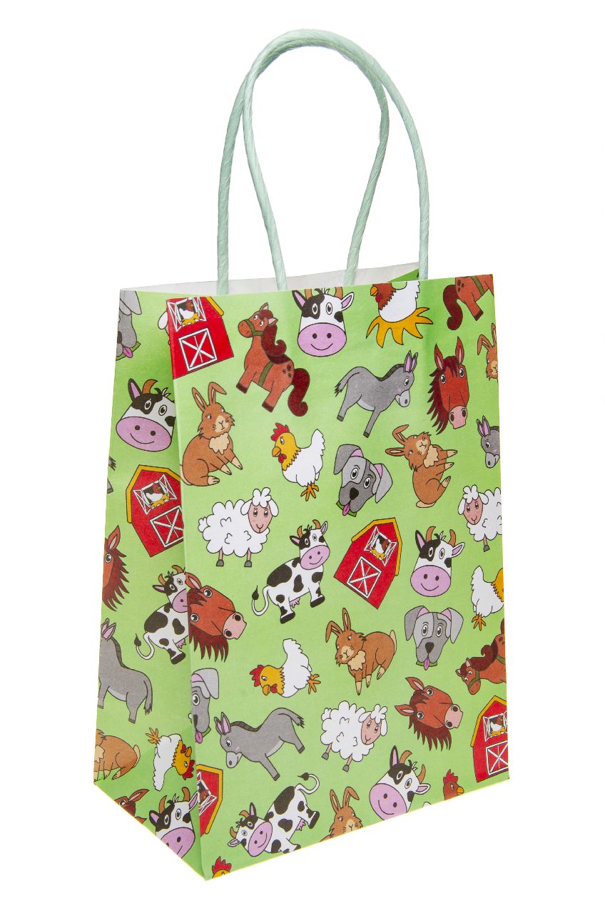 6 Large Themed Party Bags | 16x22x9 cm | Durable & Eco-Friendly Paper Gift Bags - Picture 9 of 31