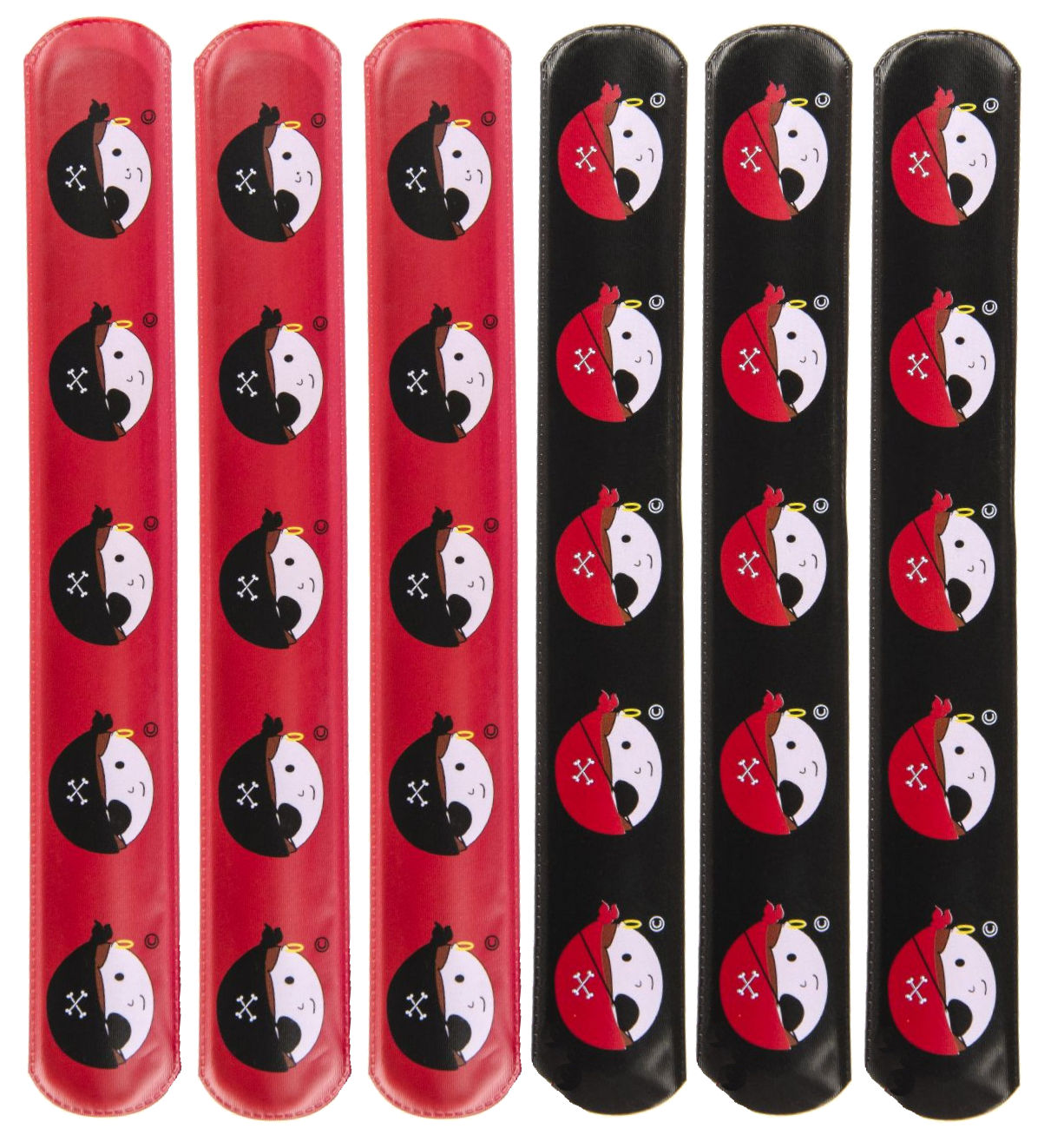 12 Slap Band Bracelets - Kid Party Bags Favour Snap Wrist Stocking Filler Loot - Picture 9 of 27