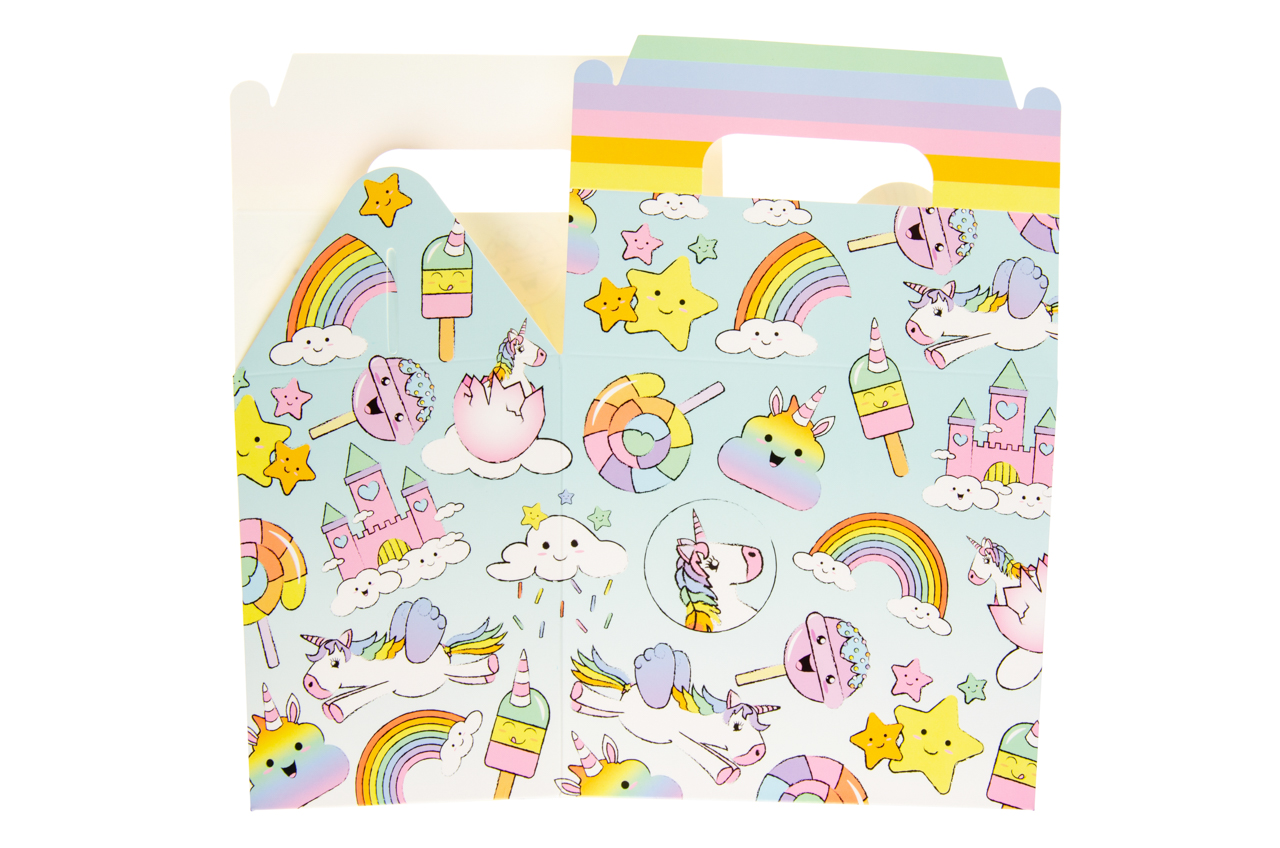 Themed Party Food Lunch Boxes | Set of 6 | Eco-Friendly Cardboard | 14x9.5x12 cm - Picture 29 of 41
