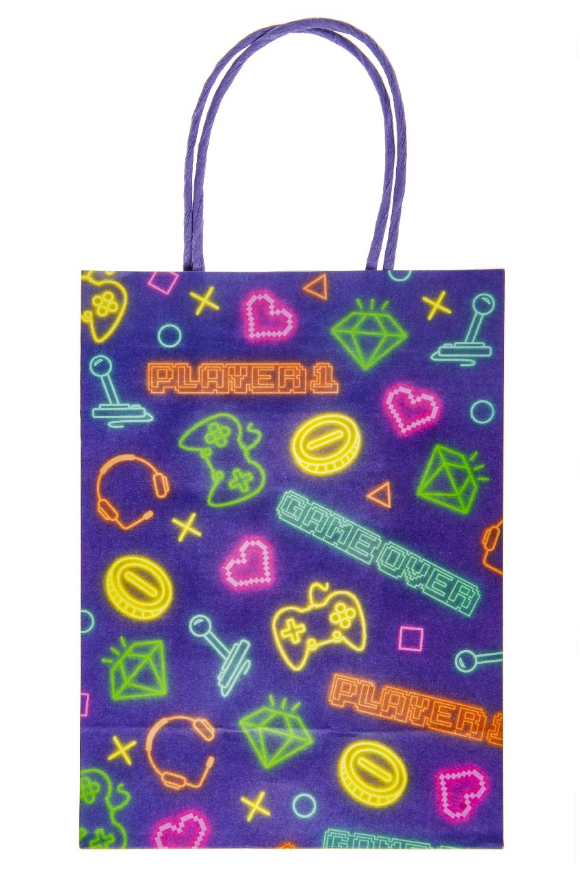 6 Large Themed Party Bags | 16x22x9 cm | Durable & Eco-Friendly Paper Gift Bags - Picture 31 of 31