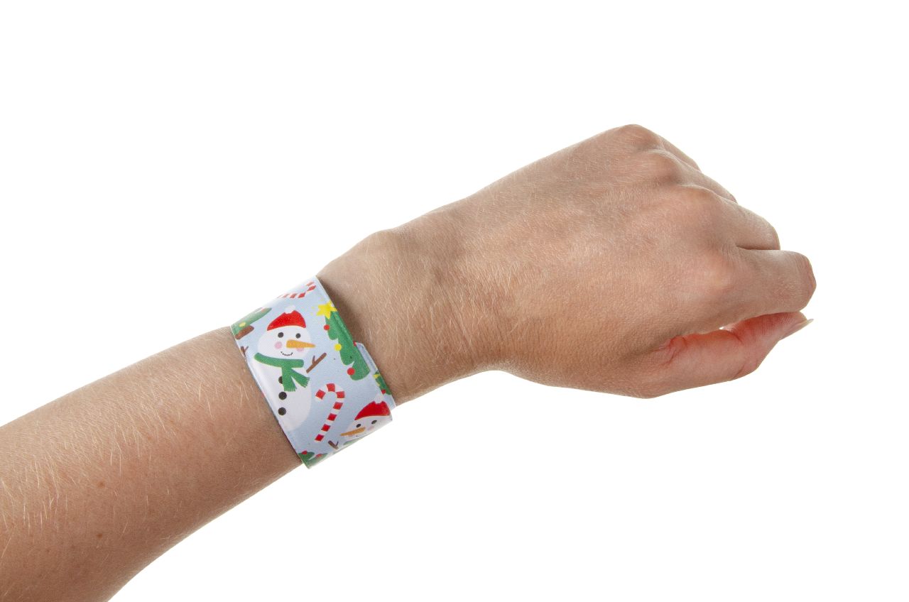 12 Slap Band Bracelets - Kid Party Bags Favour Snap Wrist Stocking Filler Loot - Picture 3 of 27