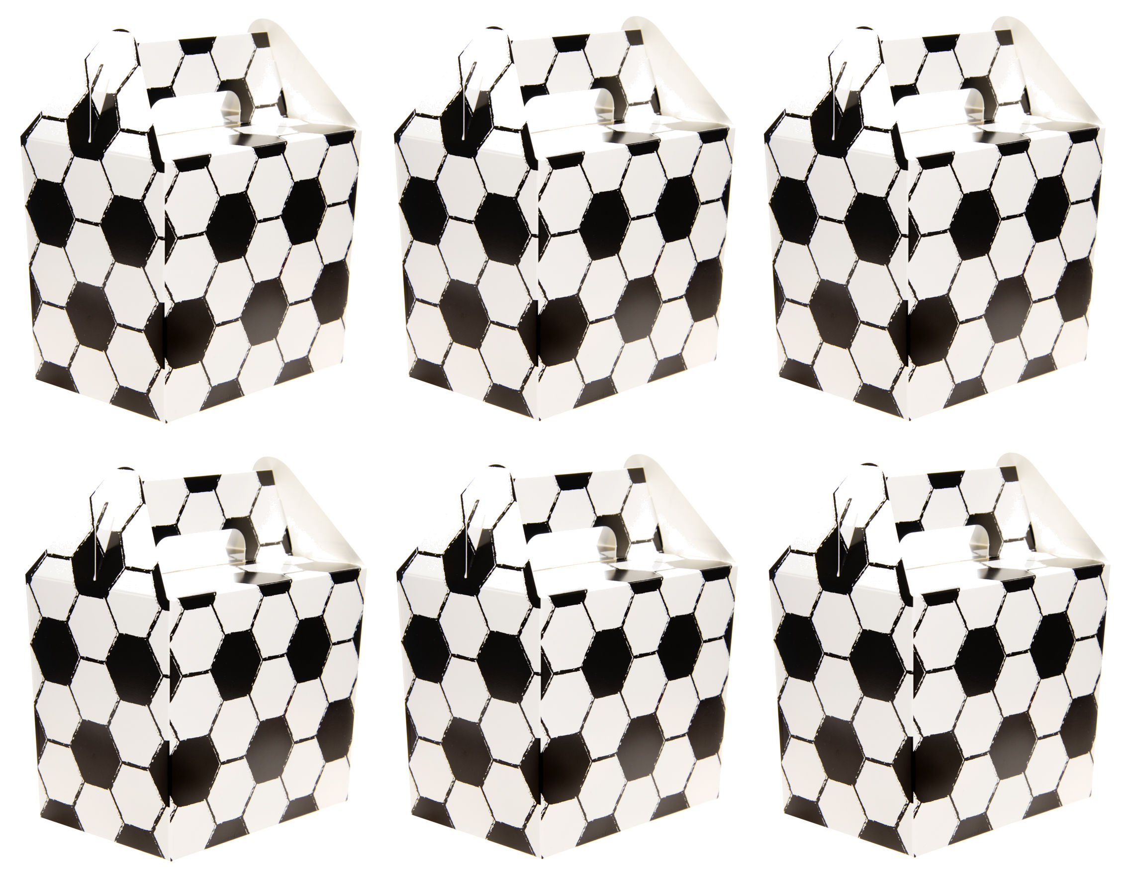 Themed Party Food Lunch Boxes | Set of 6 | Eco-Friendly Cardboard | 14x9.5x12 cm - Picture 17 of 41